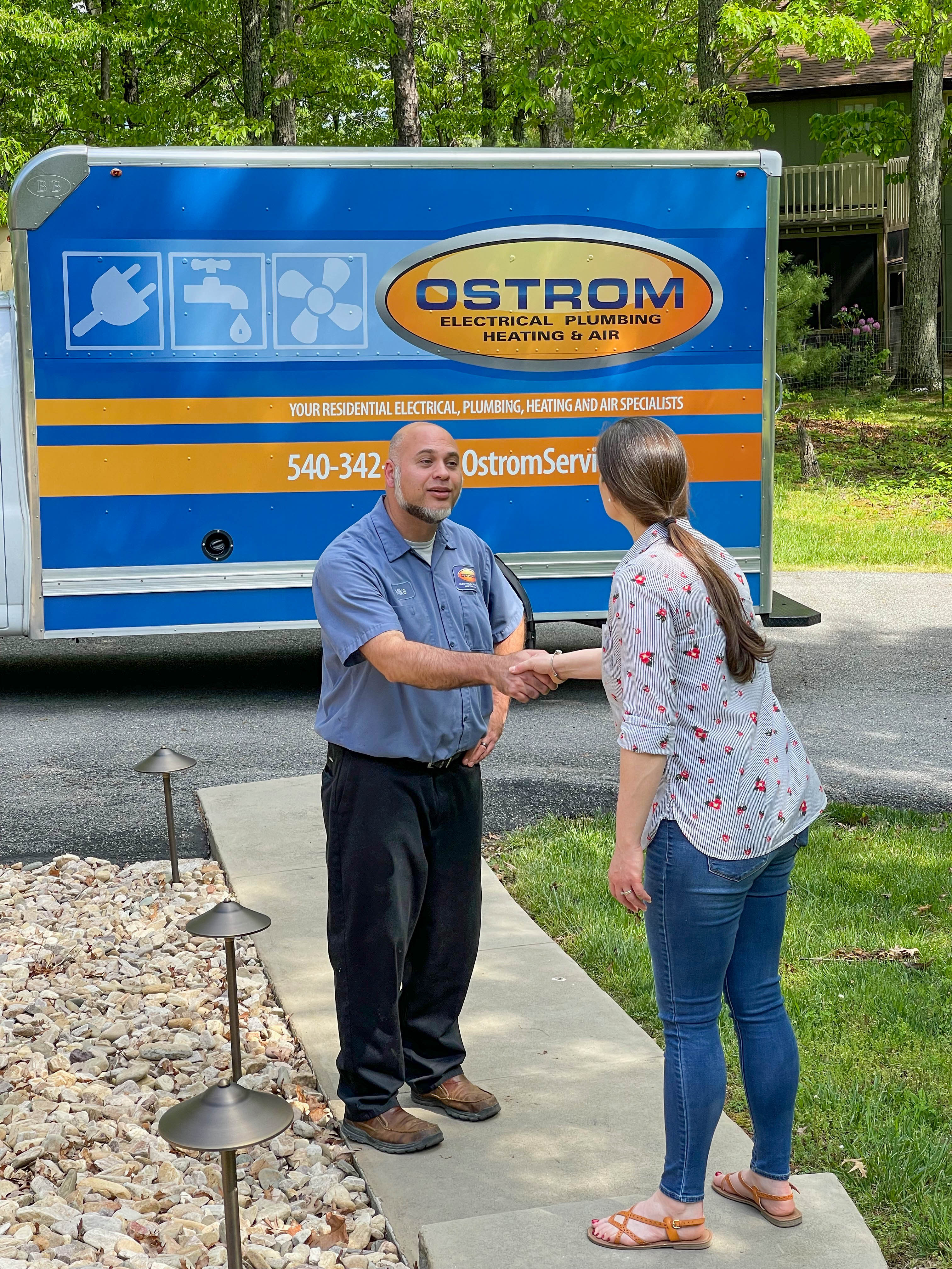 Trust Ostrom Electrical Plumbing Heating & Air Conditioning for your home service needs—reliable and professional!
