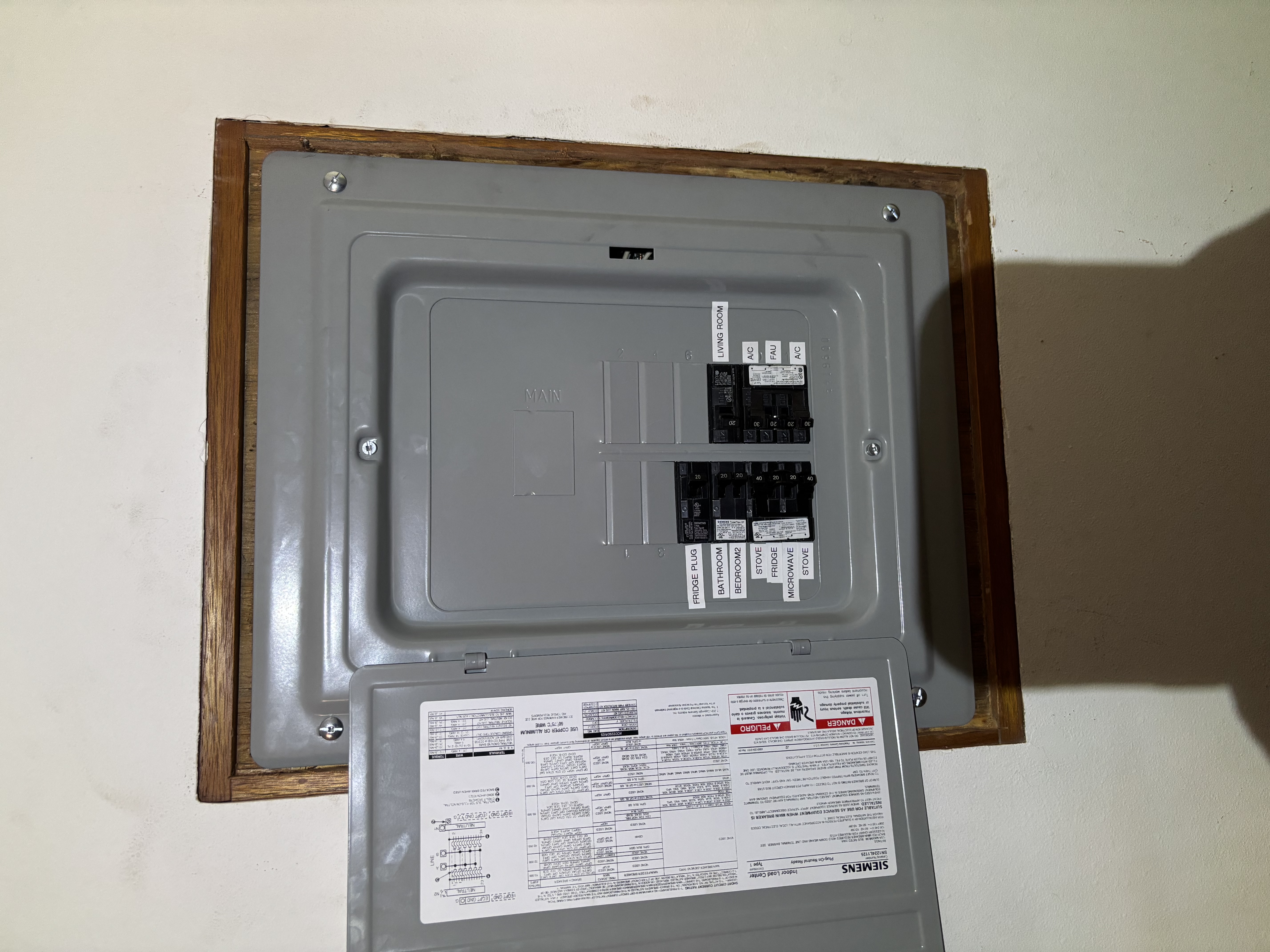 Powell Electric neatly labels and documents your breaker panel for clearer troubleshooting and reliable, professional service.