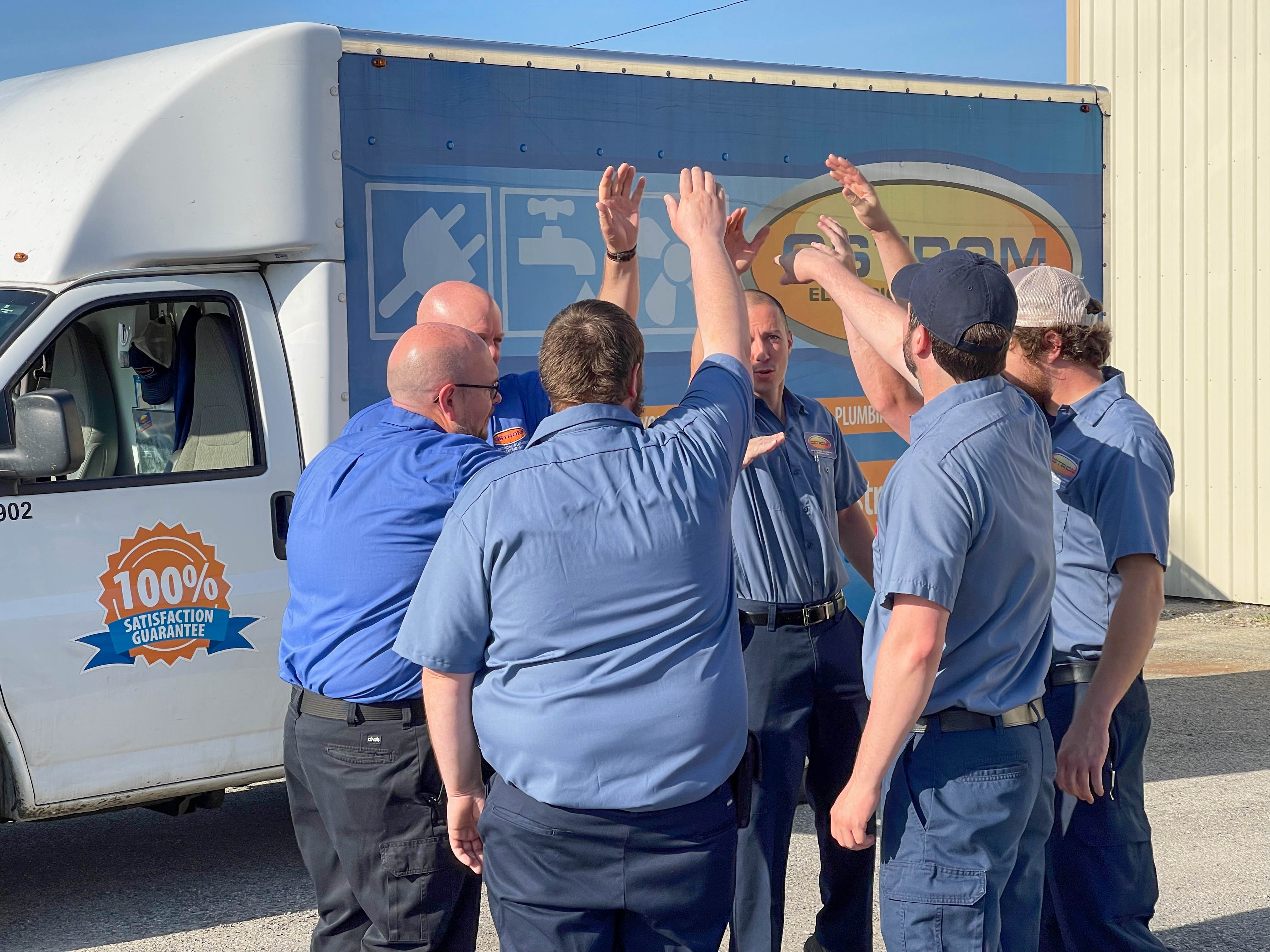 Experience unparalleled quality and teamwork with Ostrom Electrical Plumbing Heating & Air Conditioning's 100% satisfaction guarantee.