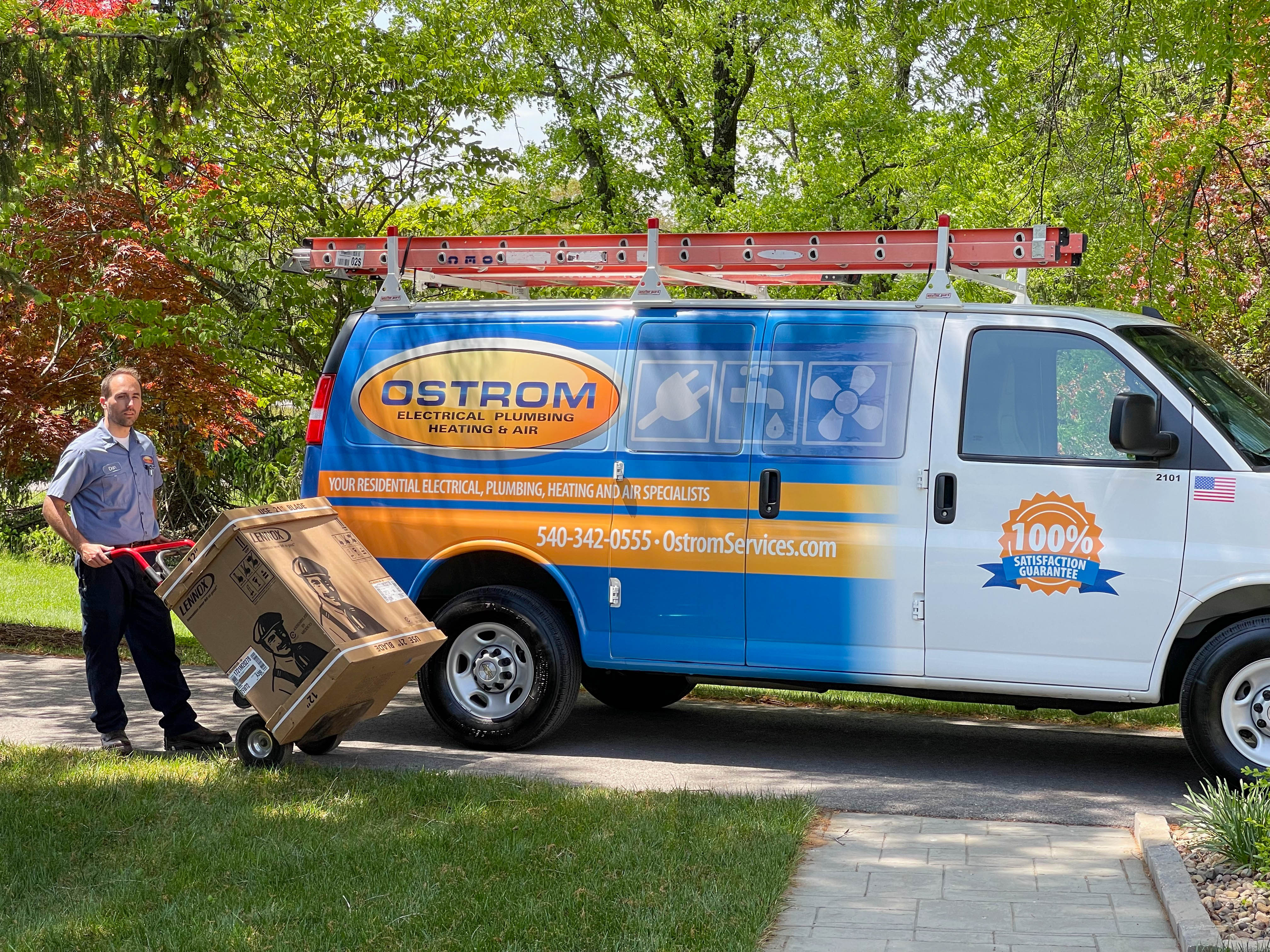 Experience unparalleled service with Ostrom Electrical Plumbing Heating & Air Conditioning—your trusted partner for quality and satisfaction.