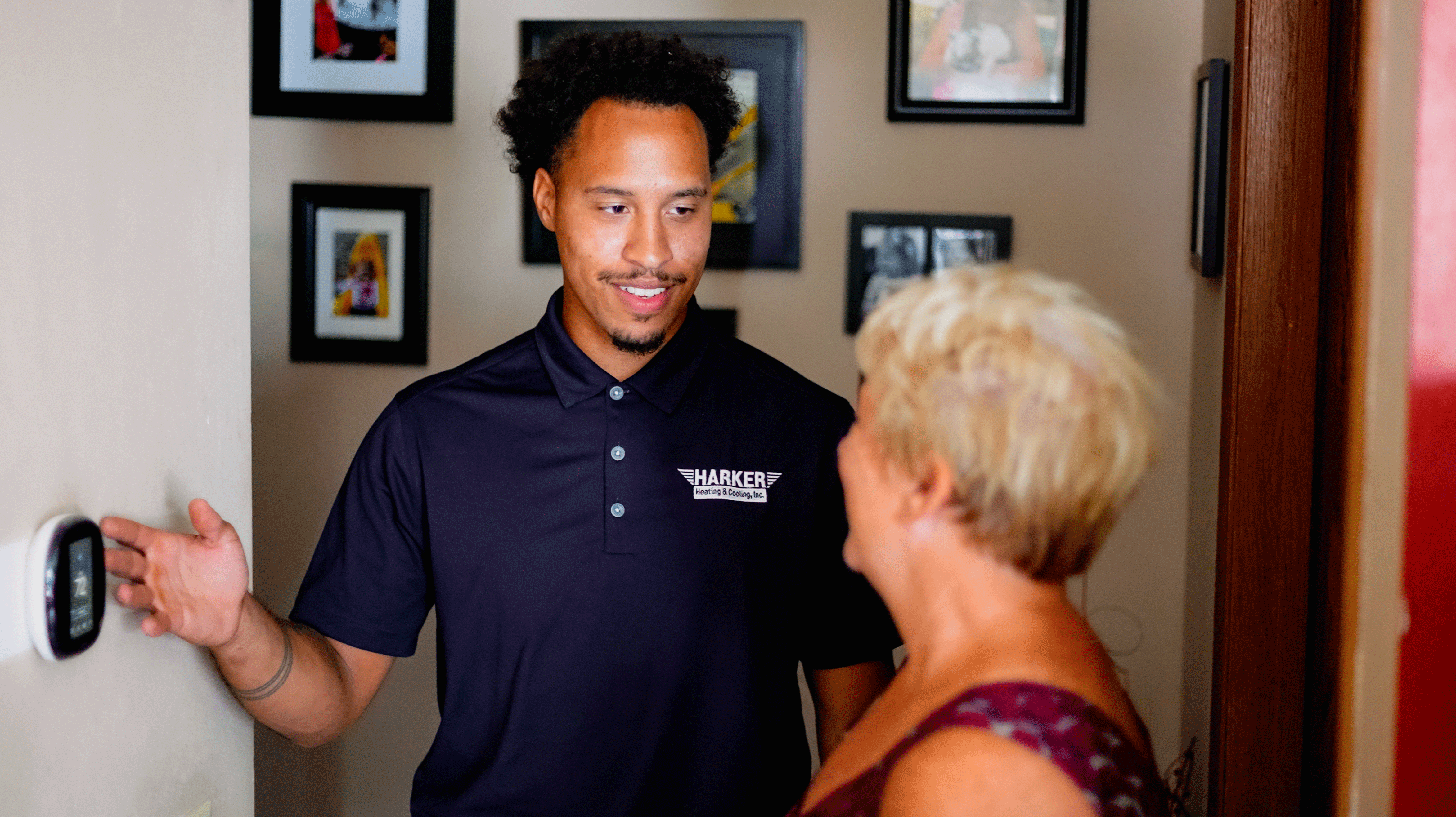 Experience seamless comfort with Harker Heating & Cooling, where professionalism meets personal service.