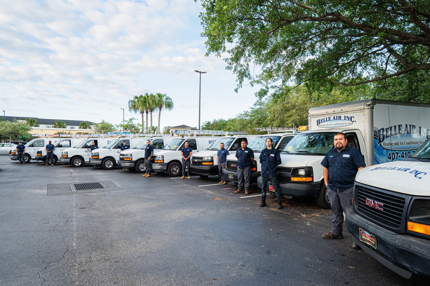 Belle Air's dedicated team and fleet are always ready to serve your HVAC needs with professionalism and efficiency.