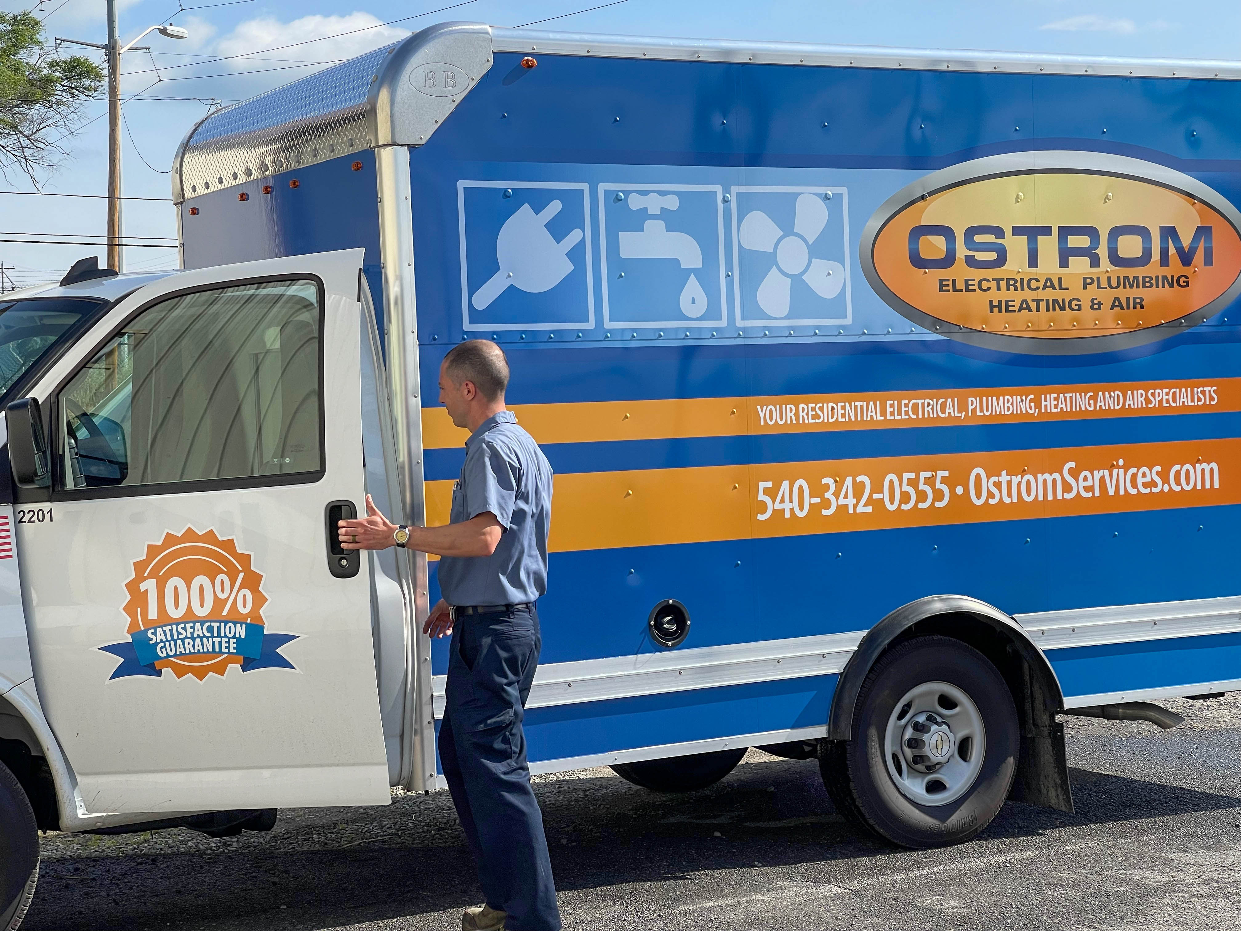 Ostrom Electrical Plumbing Heating & Air: Your trusted partner for quality service with a 100% satisfaction guarantee. Call us today!