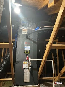 A clean, professionally installed attic HVAC system highlights dependable craftsmanship from Cardinal Plumbing Heating & Air Inc for lasting comfort.