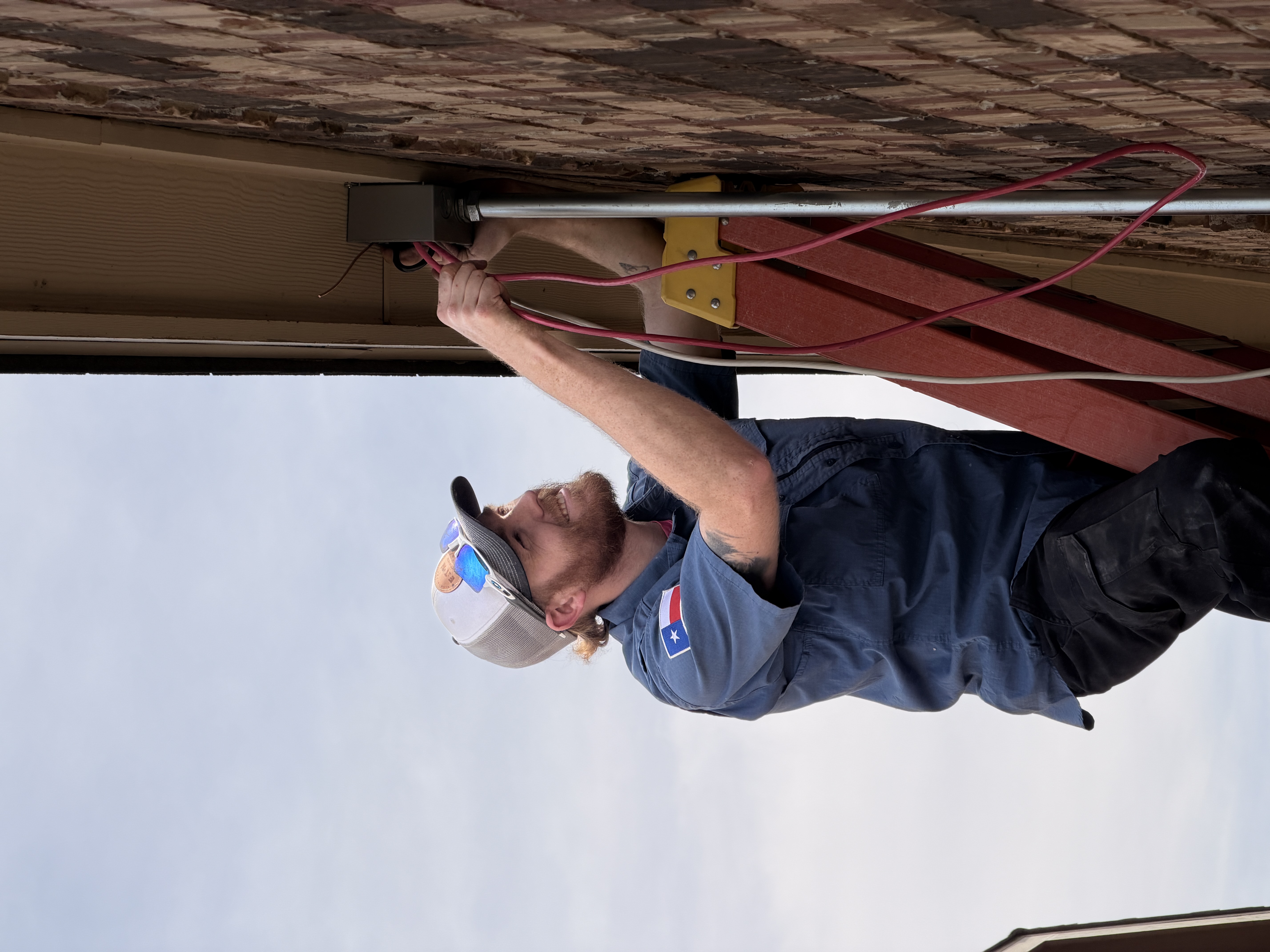 At Elmer's Home Services, we ensure top-notch electrical maintenance, demonstrating expertise with a smile.