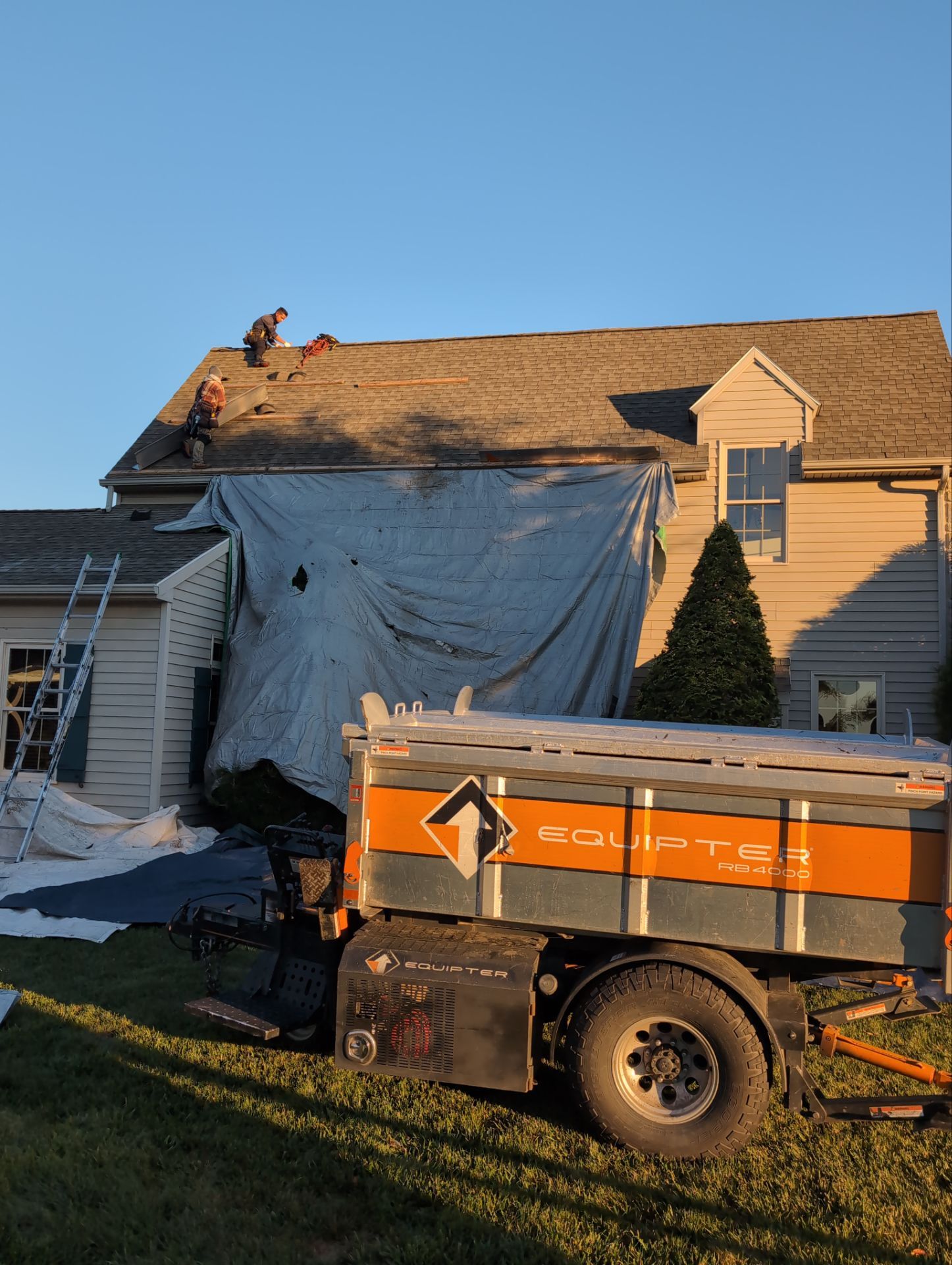 Skilled crews from Mosaic Roofing & Exteriors restore roofs with care and tidy debris removal for lasting homeowner peace of mind.
