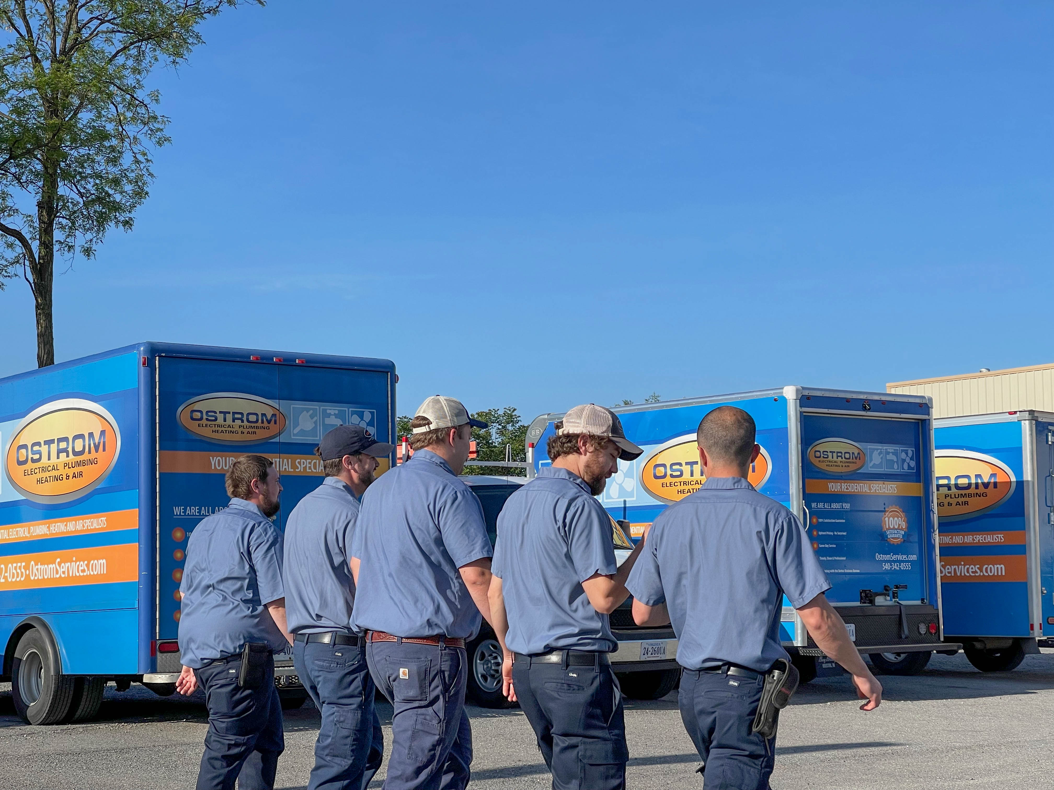 Experience top-notch service and professionalism with Ostrom Electrical Plumbing Heating & Air Conditioning.