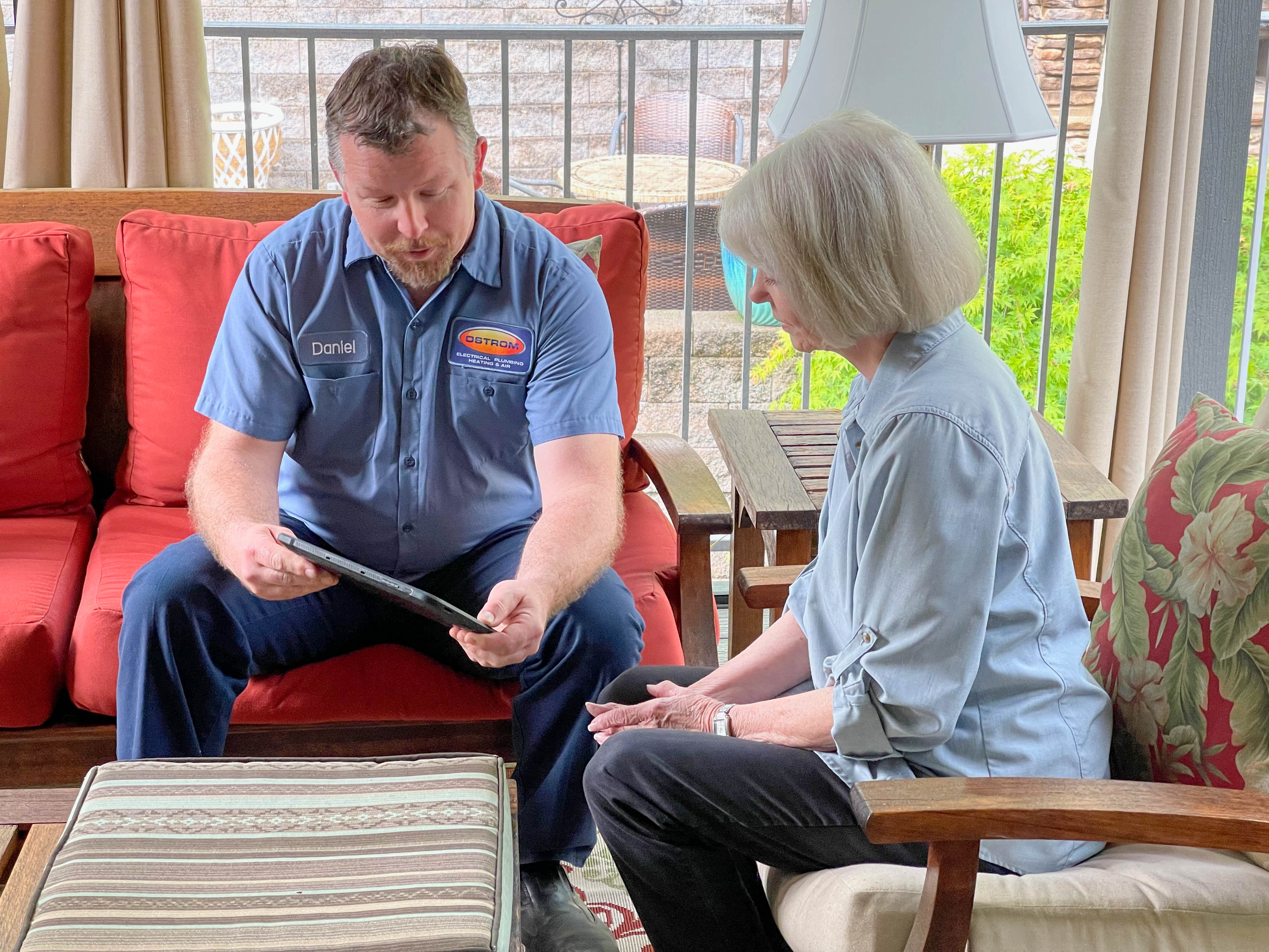 Choose Ostrom Electrical Plumbing Heating & Air Conditioning for reliable, professional service with a personal touch.