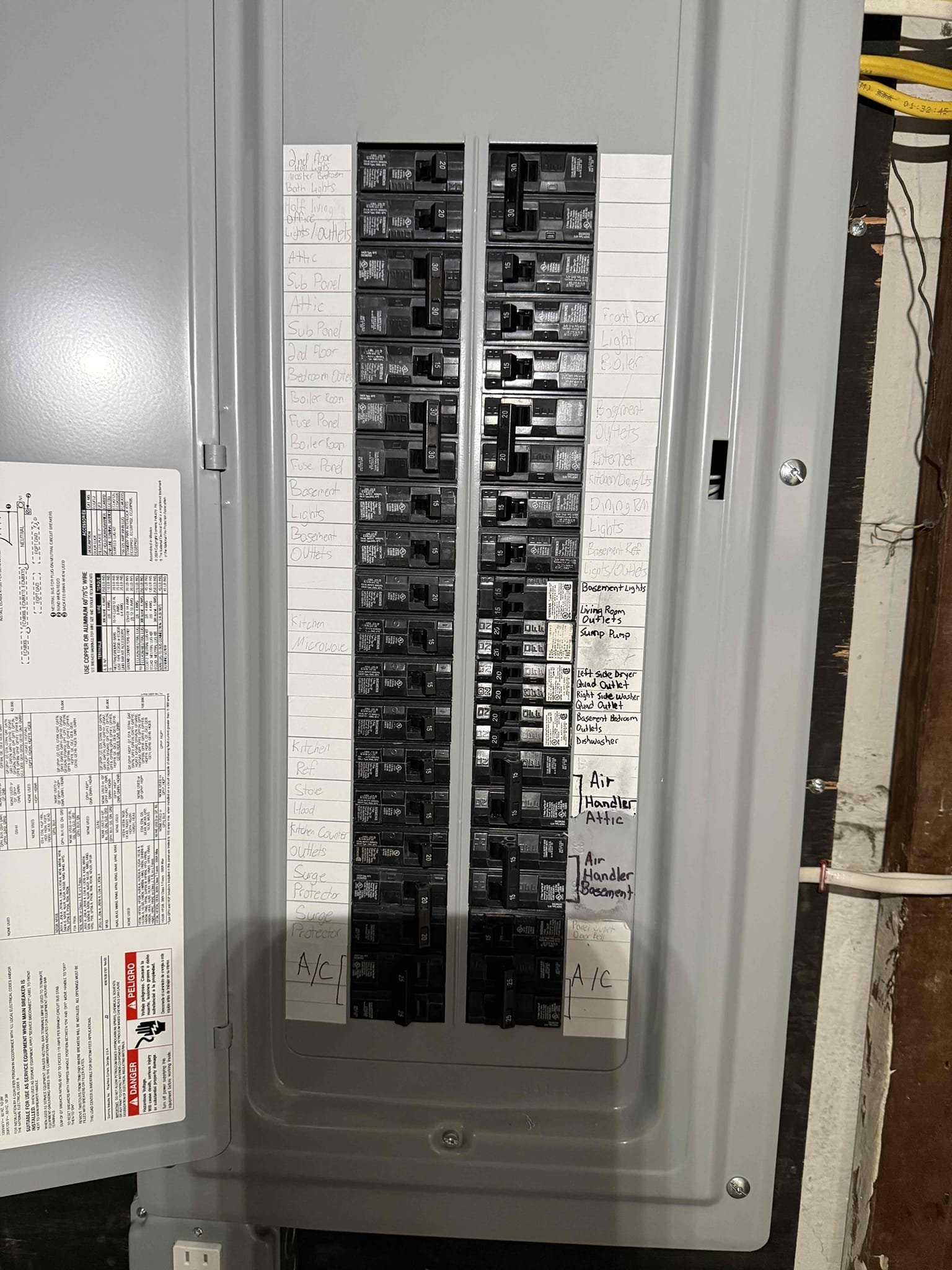 Ensure your home's safety with expertly installed and labeled electrical panels from Topnotch Electricians.