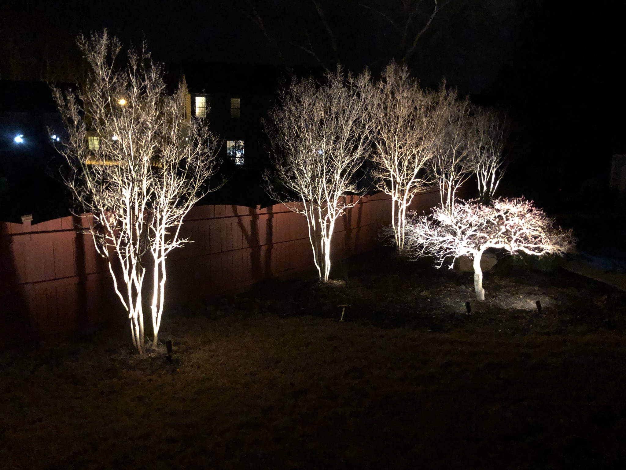 Illuminate your outdoors with Dawson's Electric & Air – experts in bringing nighttime charm to your landscapes.