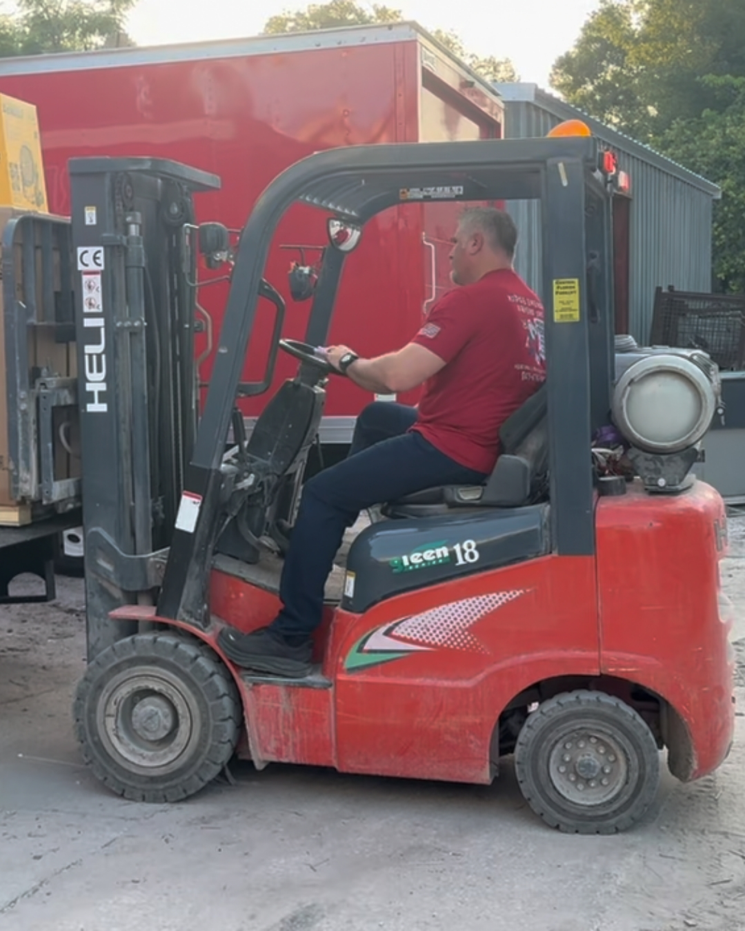 Enhancing operations with precision, Ridge Energy Savers Inc. Heating & Air Conditioning showcases their expertise in handling equipment with care and efficiency.