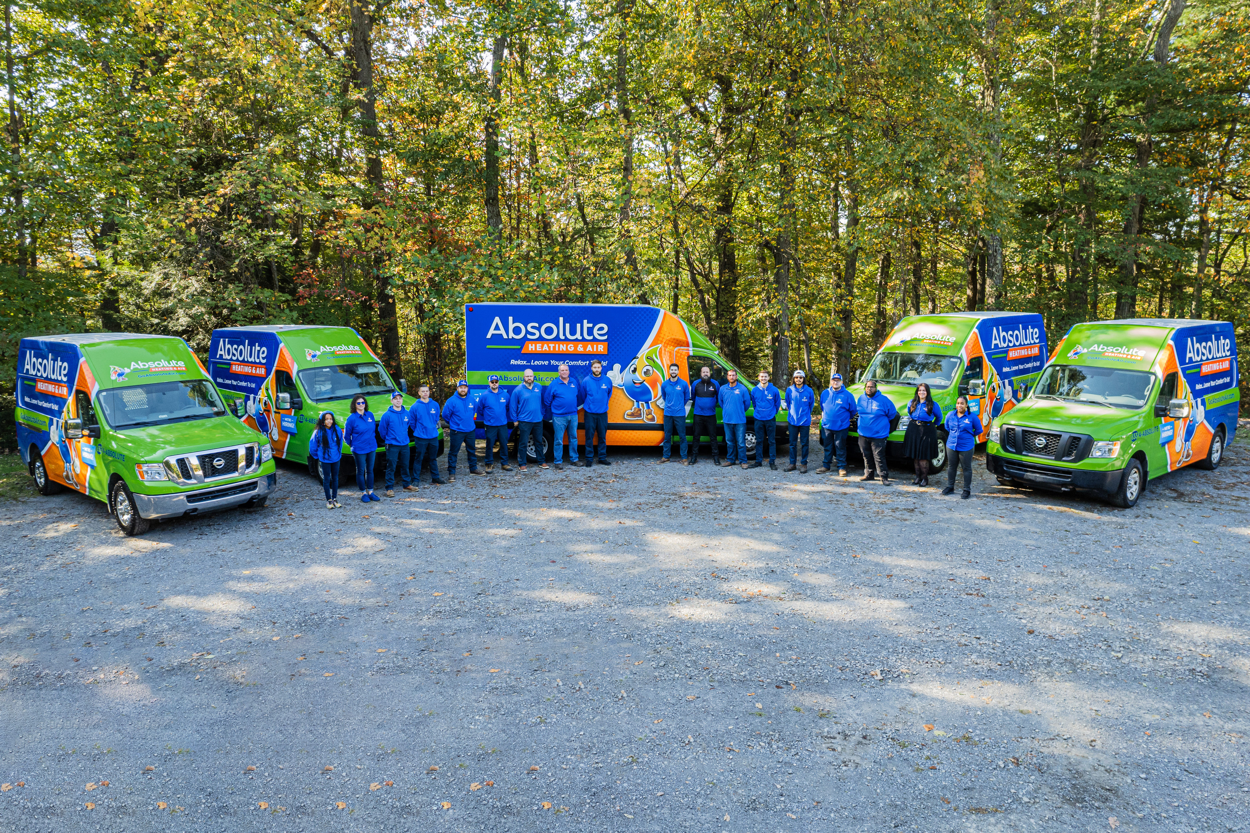 Experience top-notch service and professionalism with Absolute Heating & Air, where comfort meets reliability in every season.