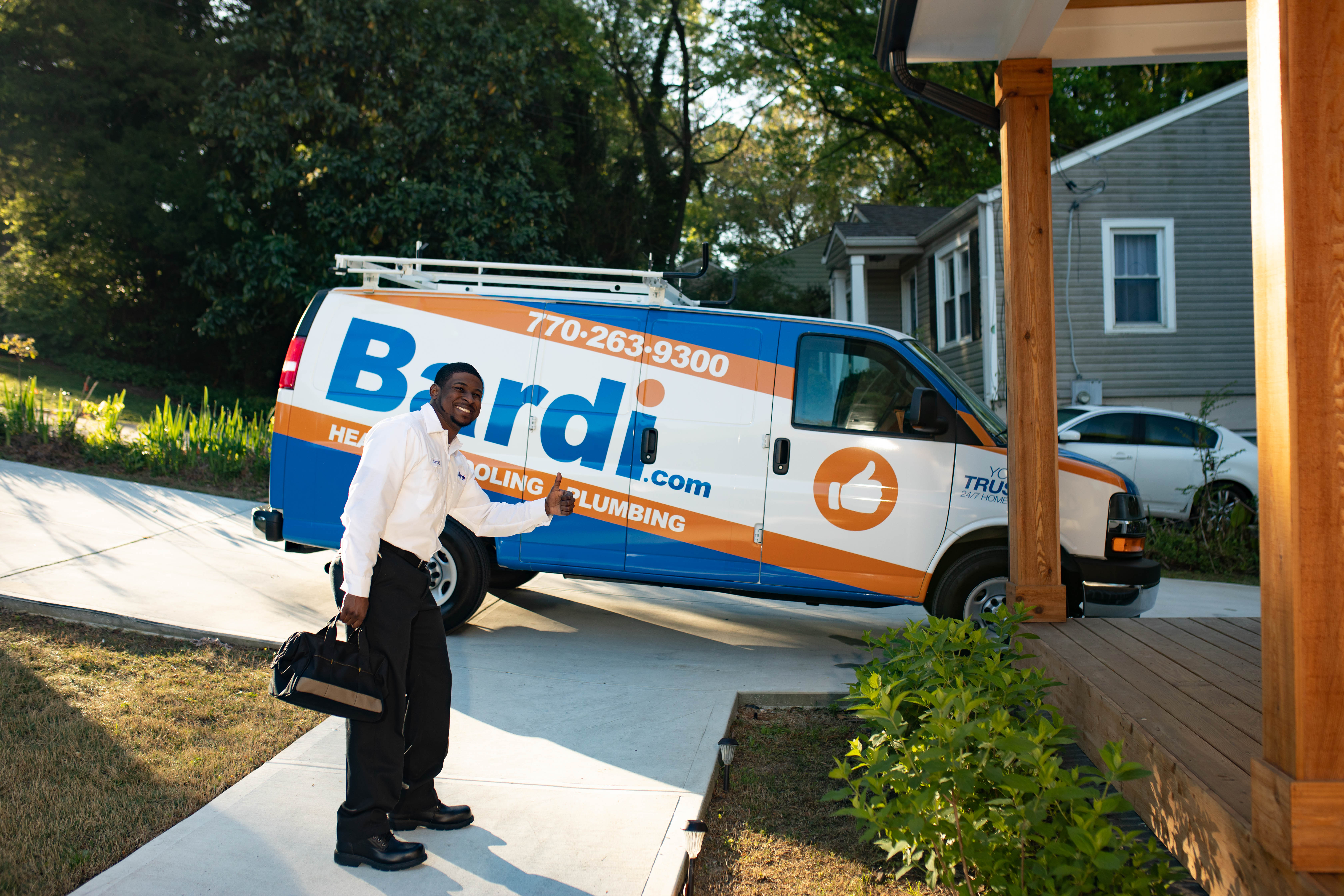 Trust Bardi Heating, Cooling, Plumbing, and Electrical for professional and friendly home services delivered right to your doorstep!