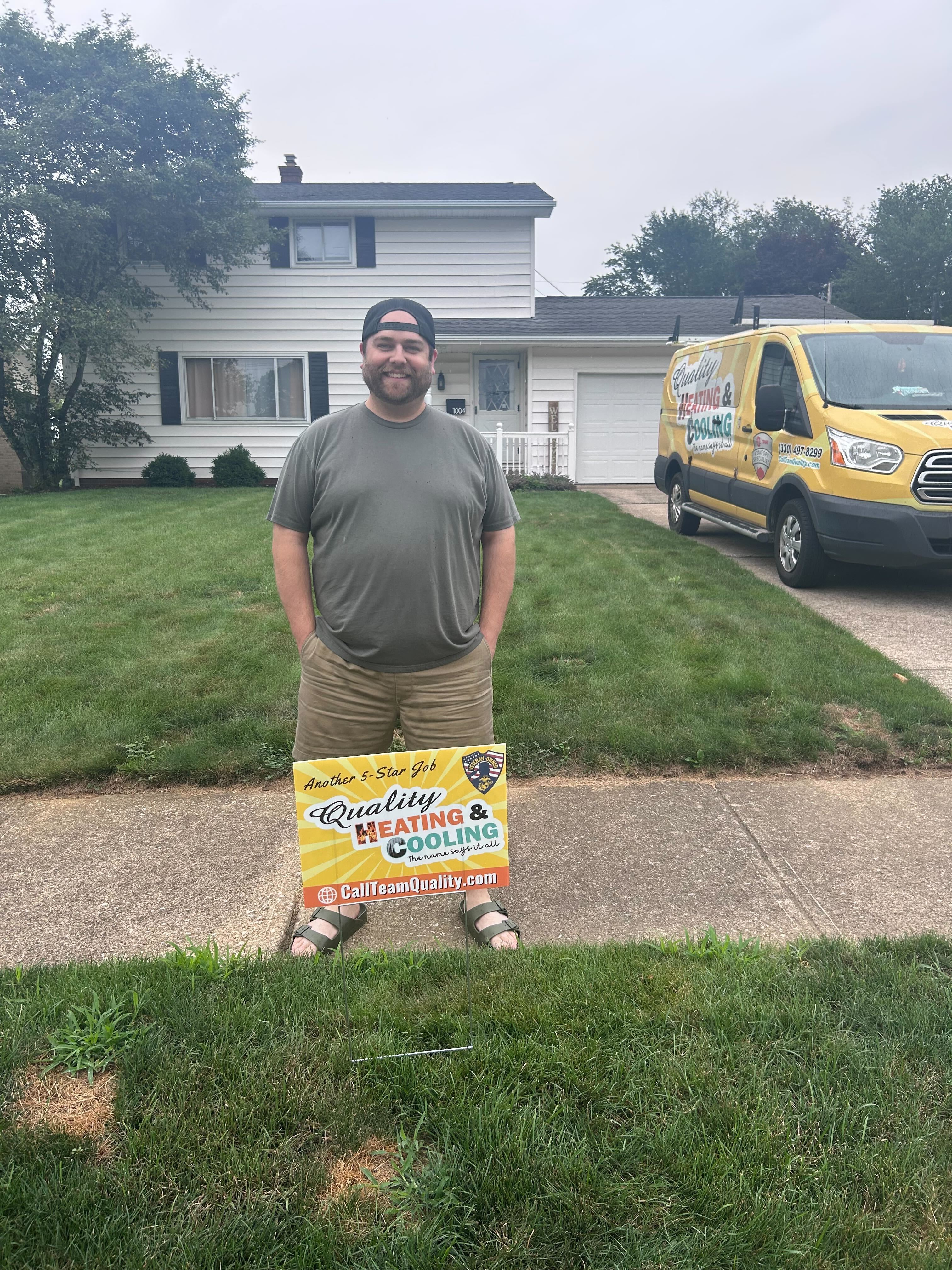 Experience 5-star service with Quality Heating & Cooling, where your comfort is our top priority.