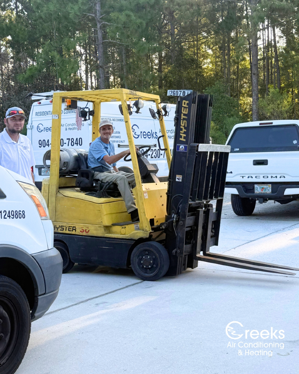 Experience exceptional service with Creeks Air Conditioning & Heating, where professionalism meets practicality in every task.