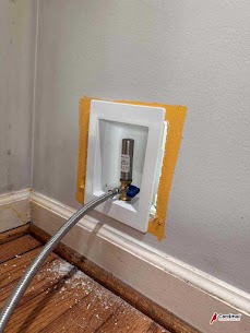 Skilled installation and reliable connections leave your laundry area ready for use, as demonstrated by Cardinal Plumbing Heating & Air Inc.