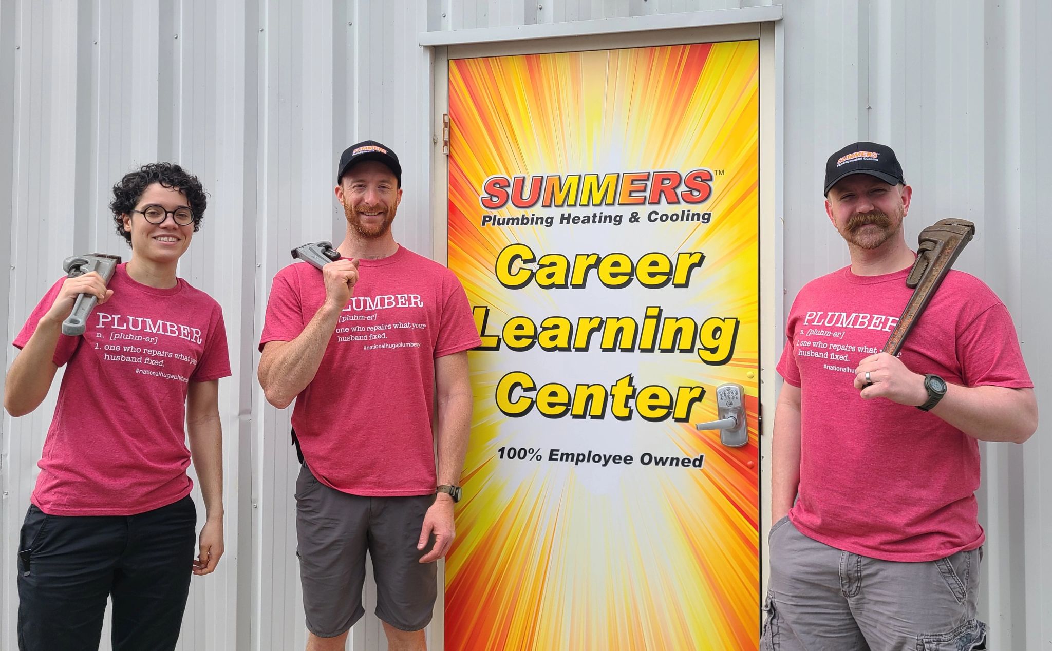 Build a brighter future with Summers Plumbing Heating & Cooling, where careers and smiles grow together.