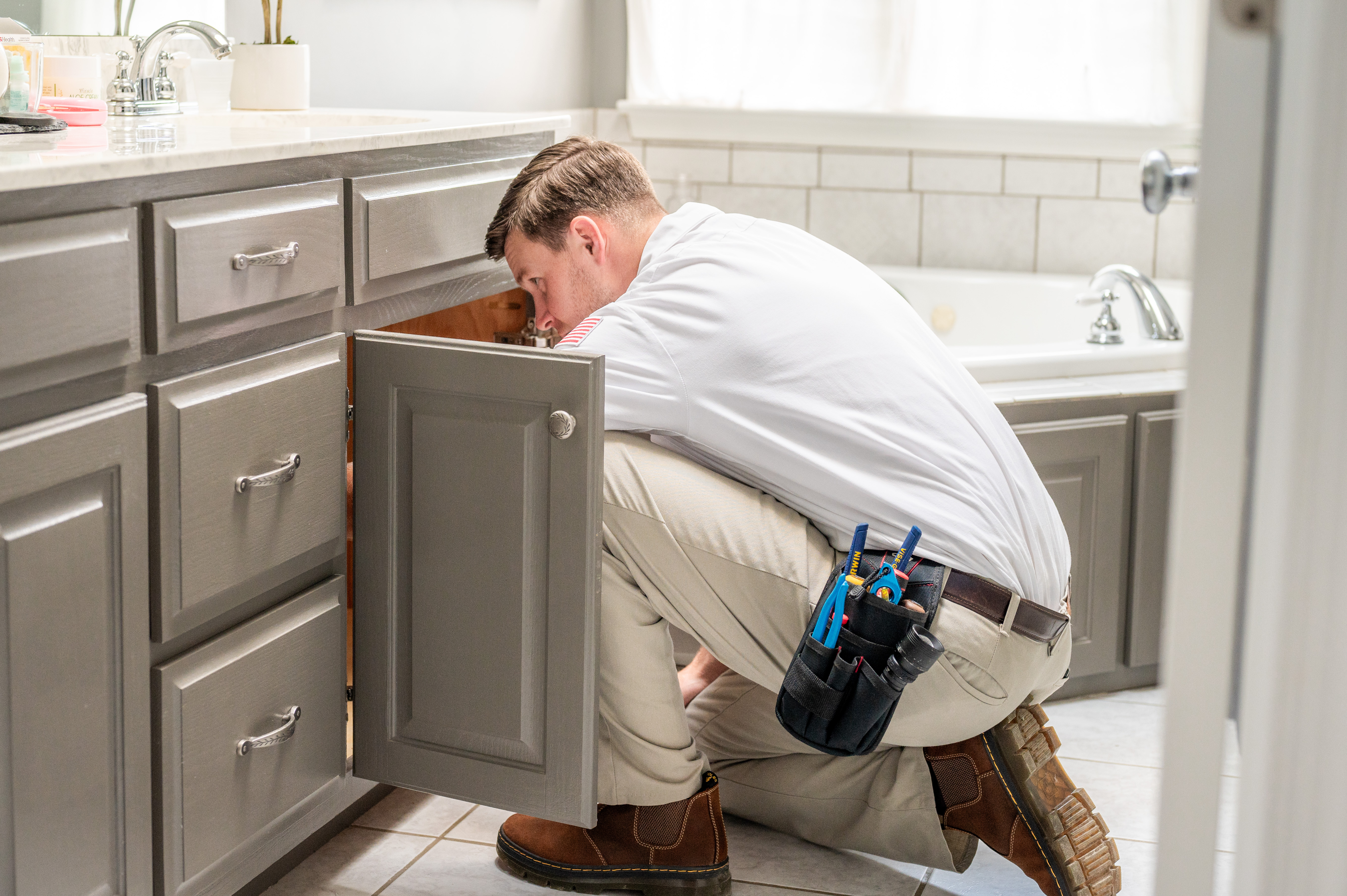 Experience reliable plumbing solutions with Wisler Plumbing, Heating, Cooling and Electrical.