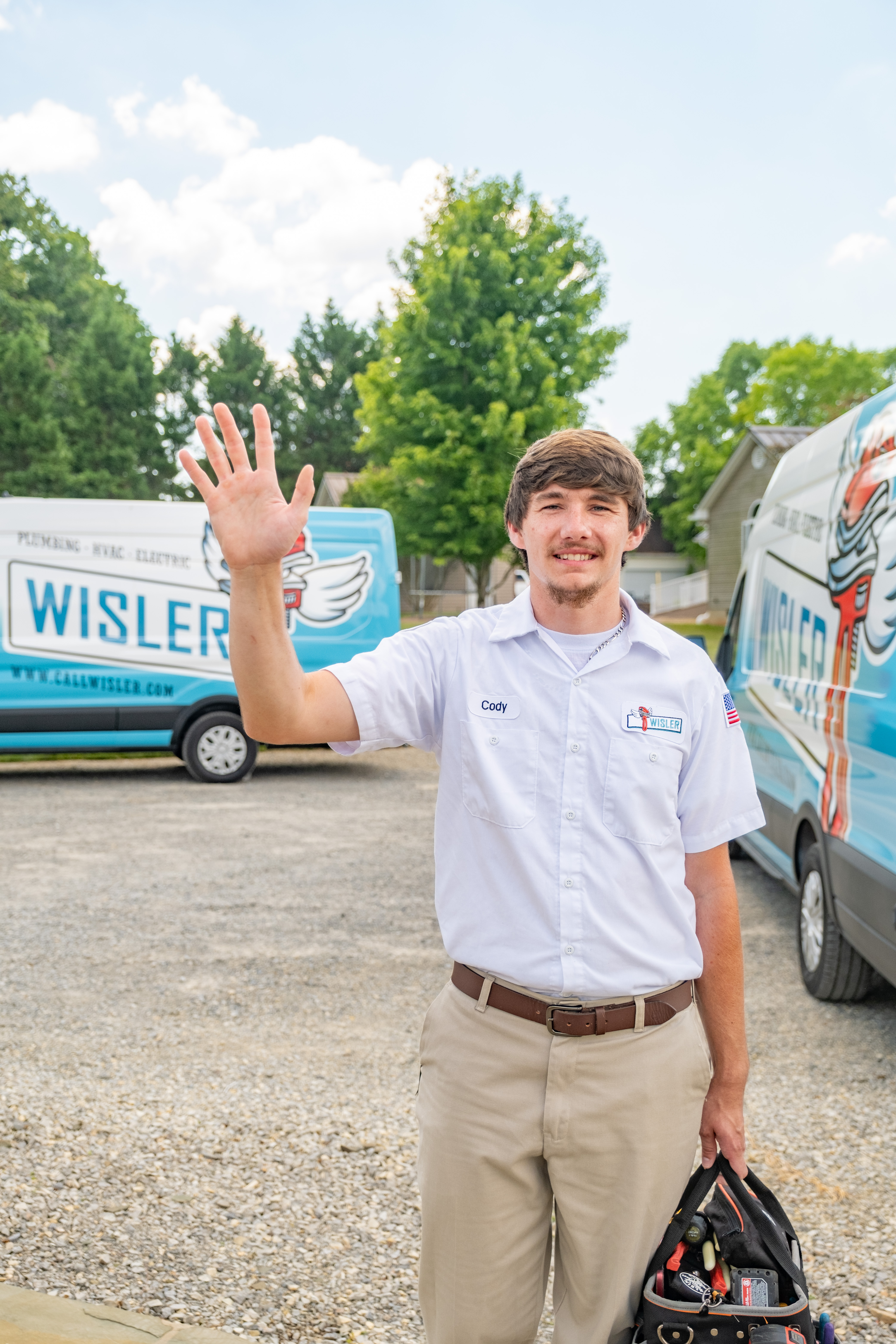Experience dependable service with a smile from Wisler Plumbing, Heating, Cooling and Electrical.