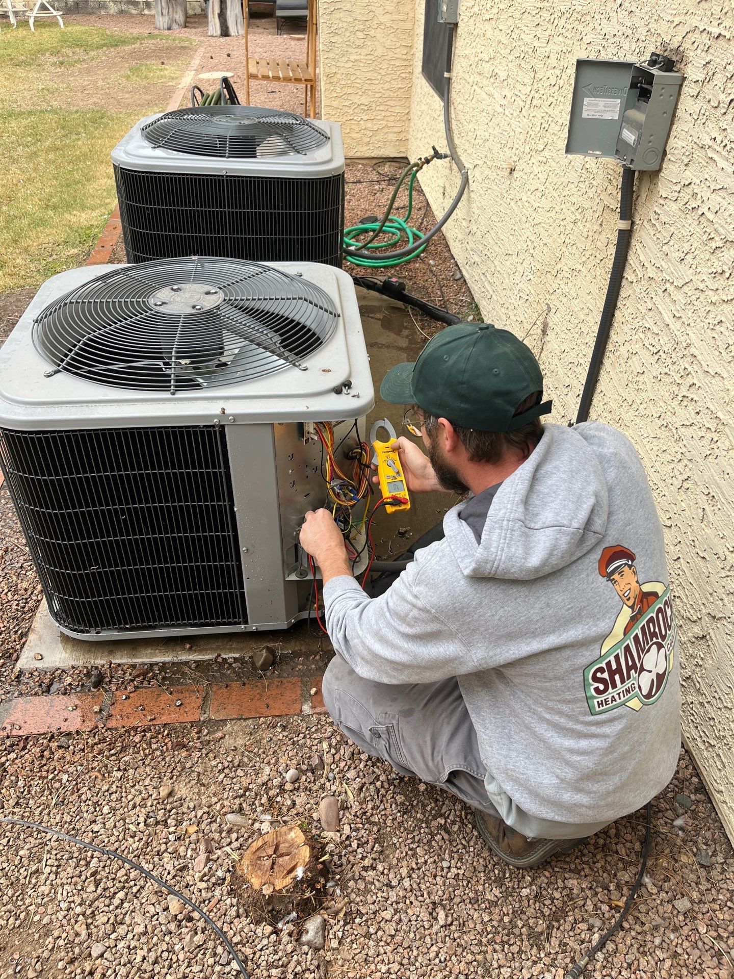 Professional AC maintenance by Shamrock Heating & Cooling ensures your system runs efficiently all year round.
