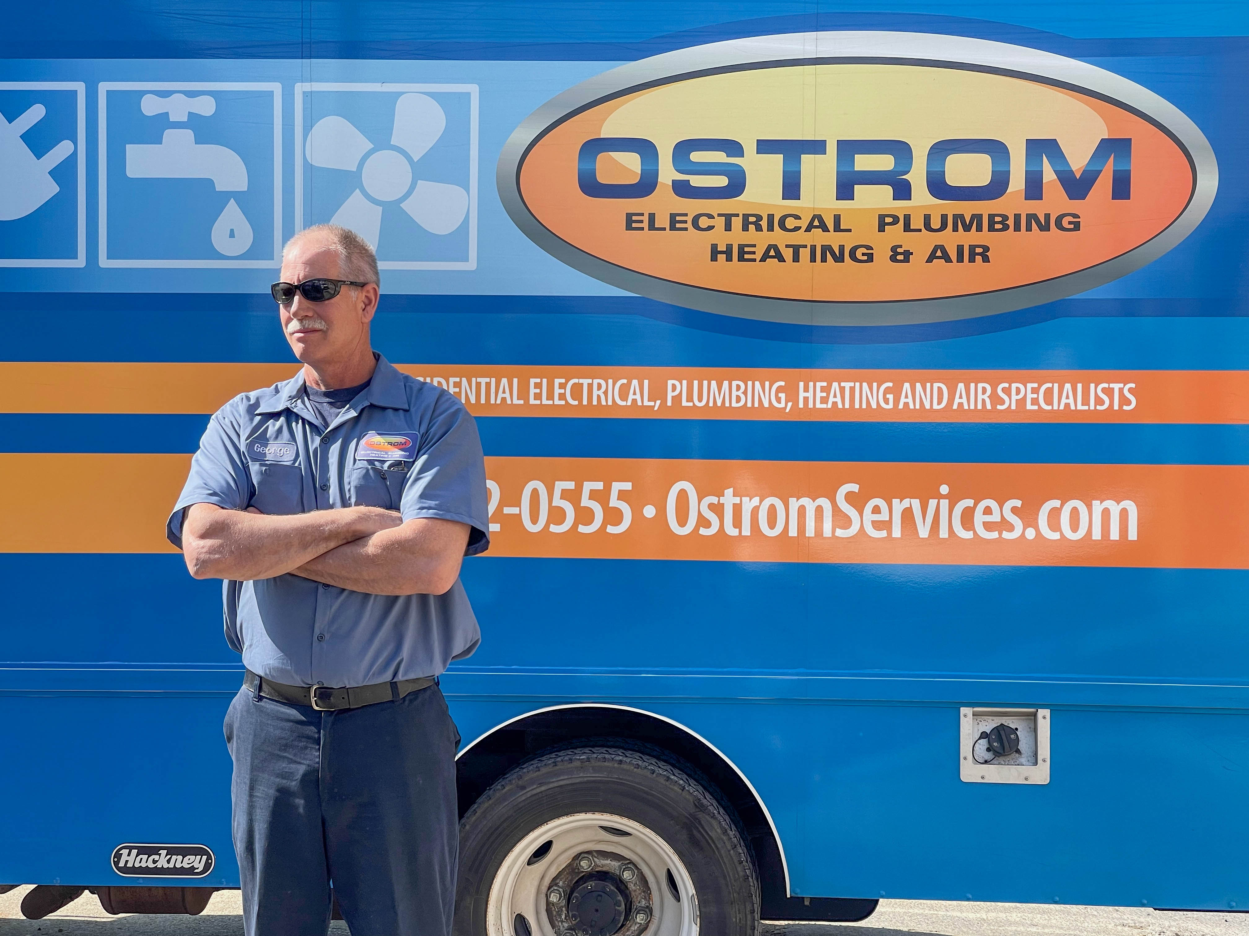 Experience quality service with Ostrom Electrical Plumbing Heating & Air Conditioning, your trusted specialists for all electrical, plumbing, heating, and air needs.