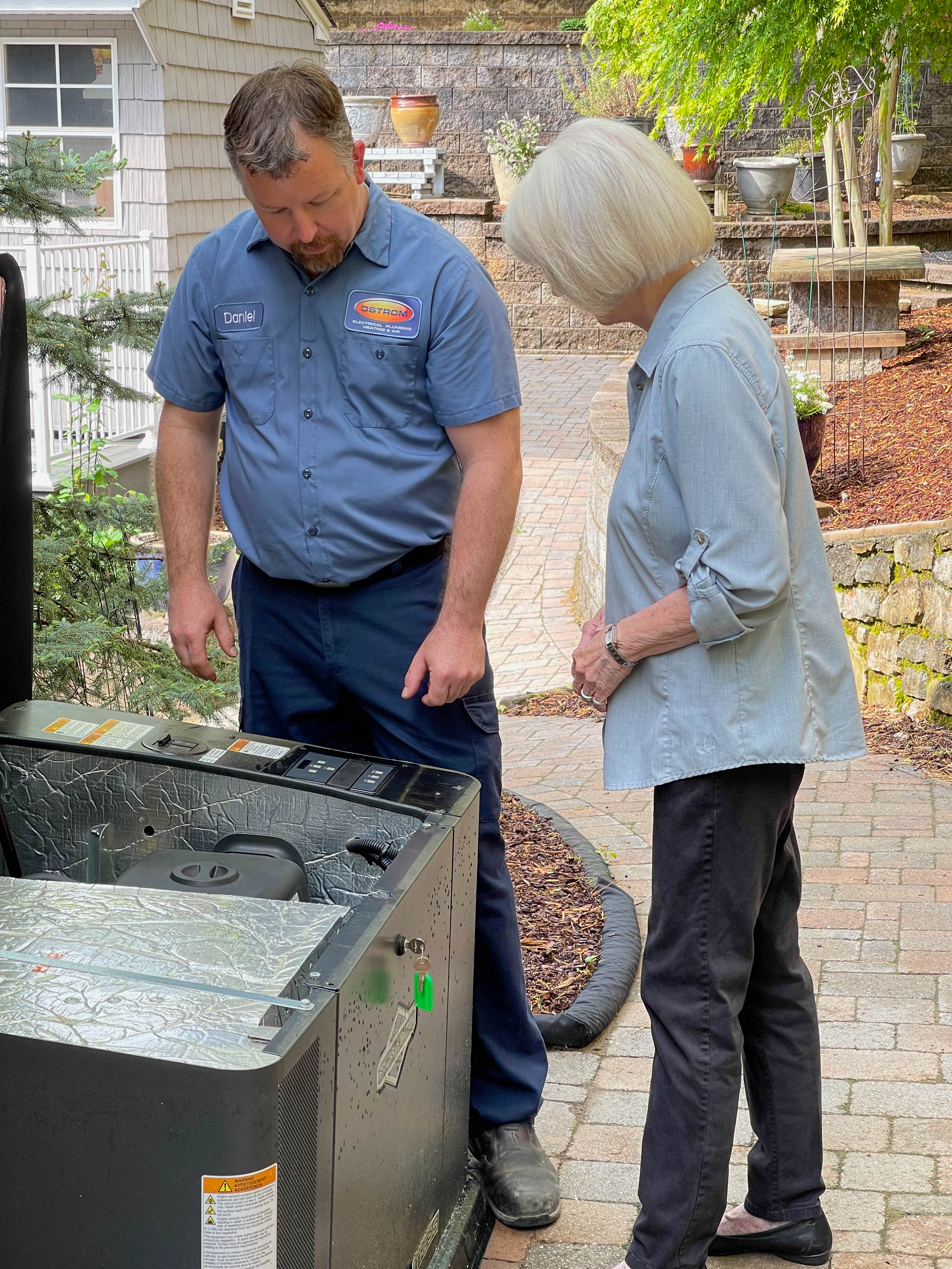 Experience professional and friendly HVAC services with Ostrom Electrical Plumbing Heating & Air Conditioning.