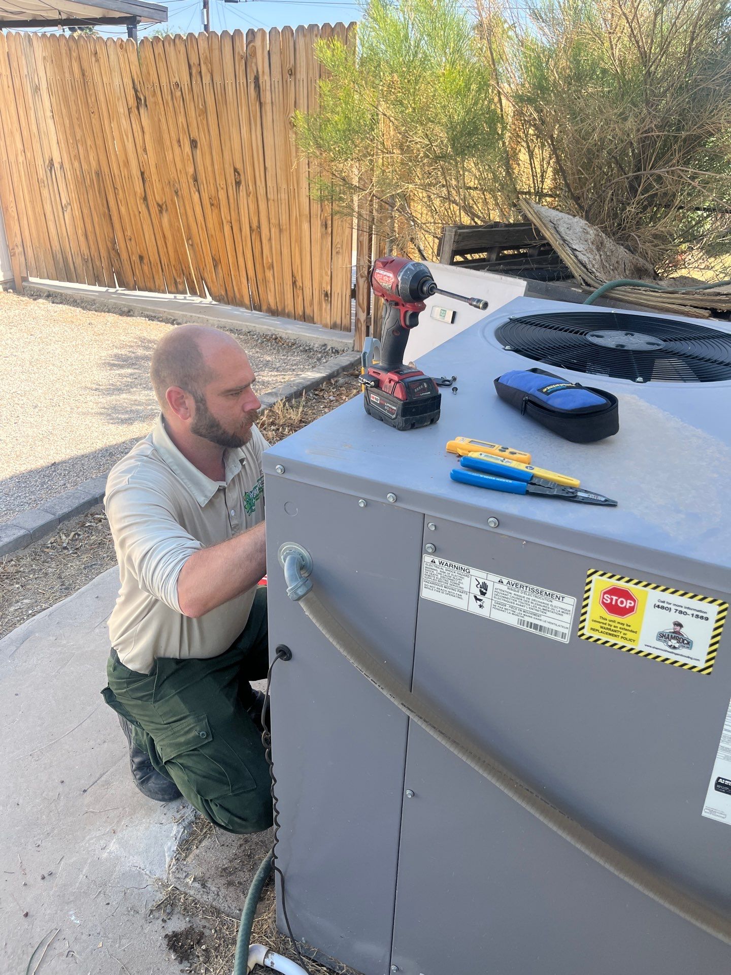 Shamrock Heating & Cooling ensures top-notch HVAC repair and maintenance services with professionalism and care.