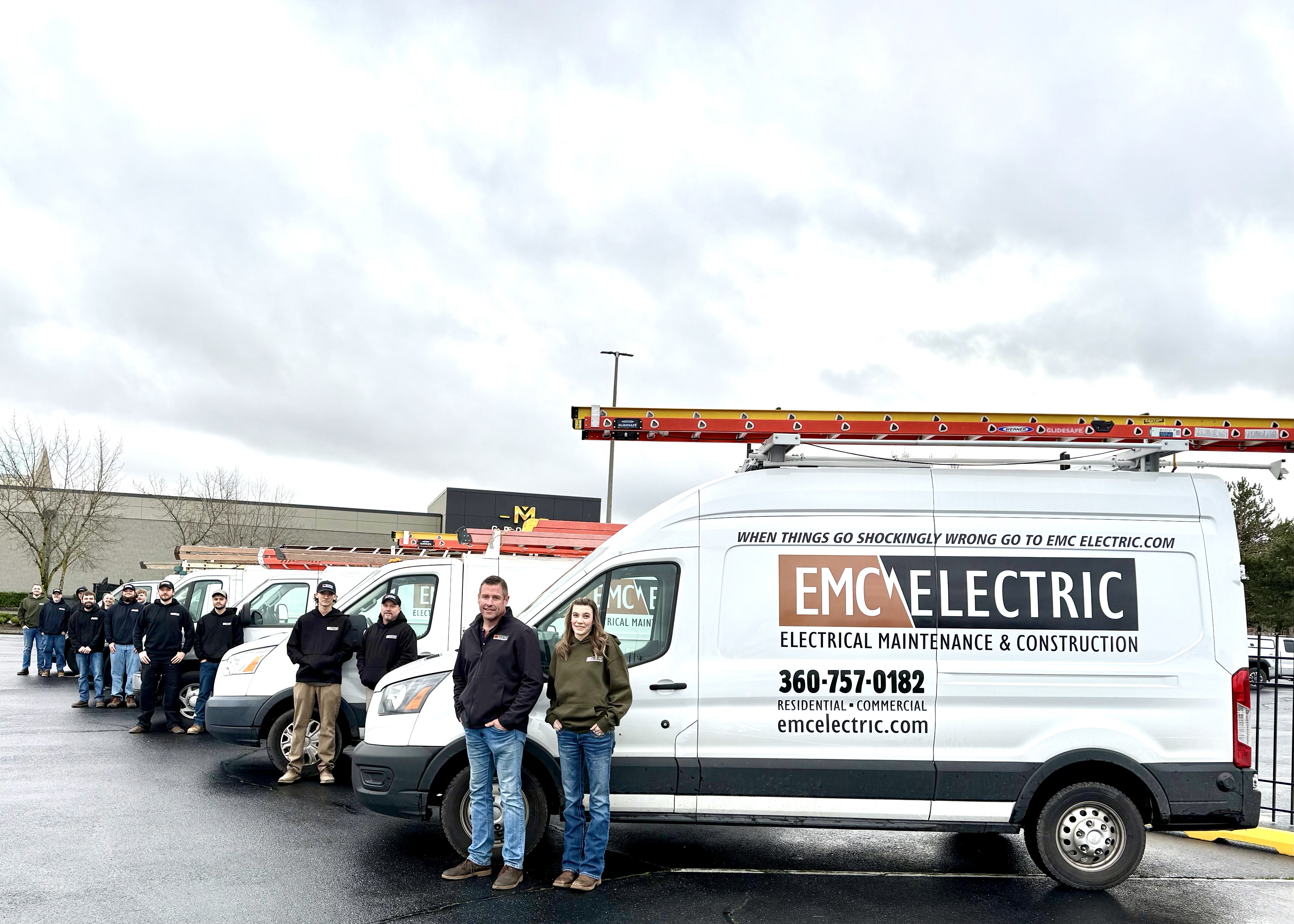 Trust EMC Electric Inc to deliver unparalleled service and dedication, evident in every well-equipped van and professional team member.