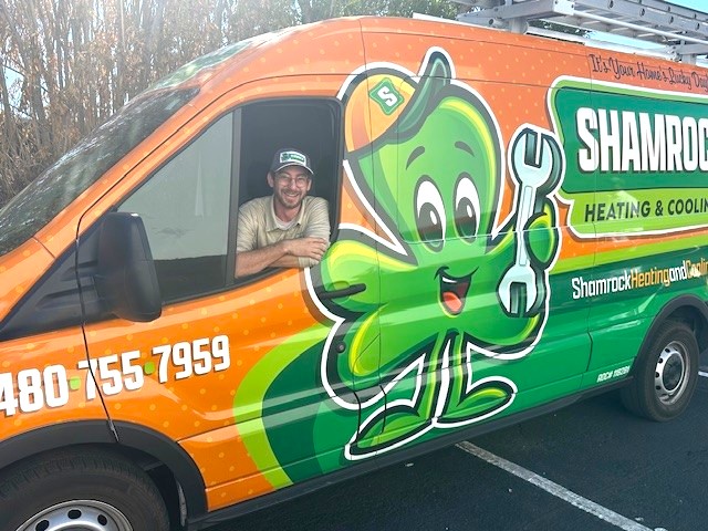 Experience friendly, reliable service with Shamrock Heating & Cooling - always here to keep your home comfortable!