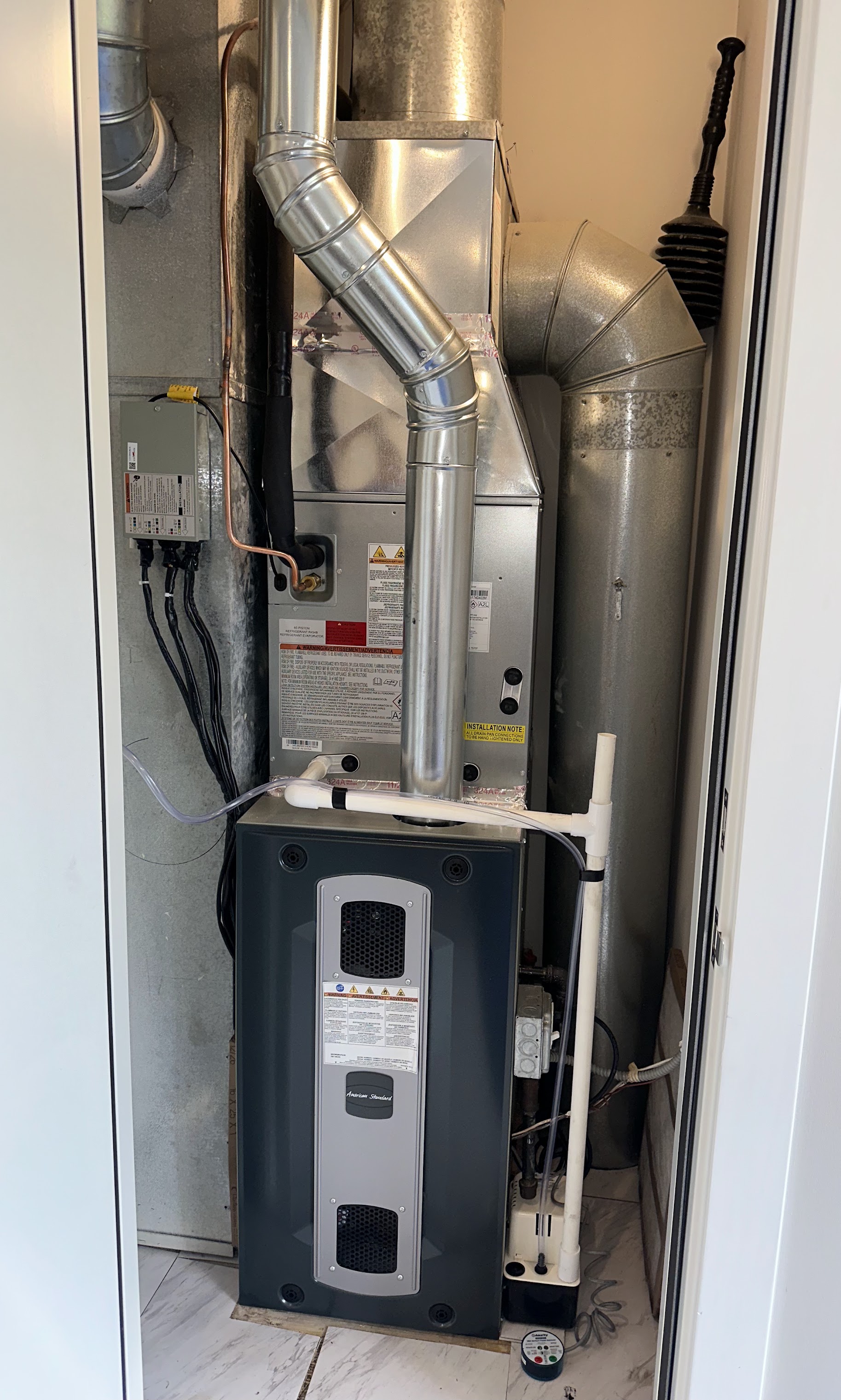 Confident, clean installation and careful ductwork demonstrate the dependable craftsmanship Oasis Heating and Cooling brings to every home.