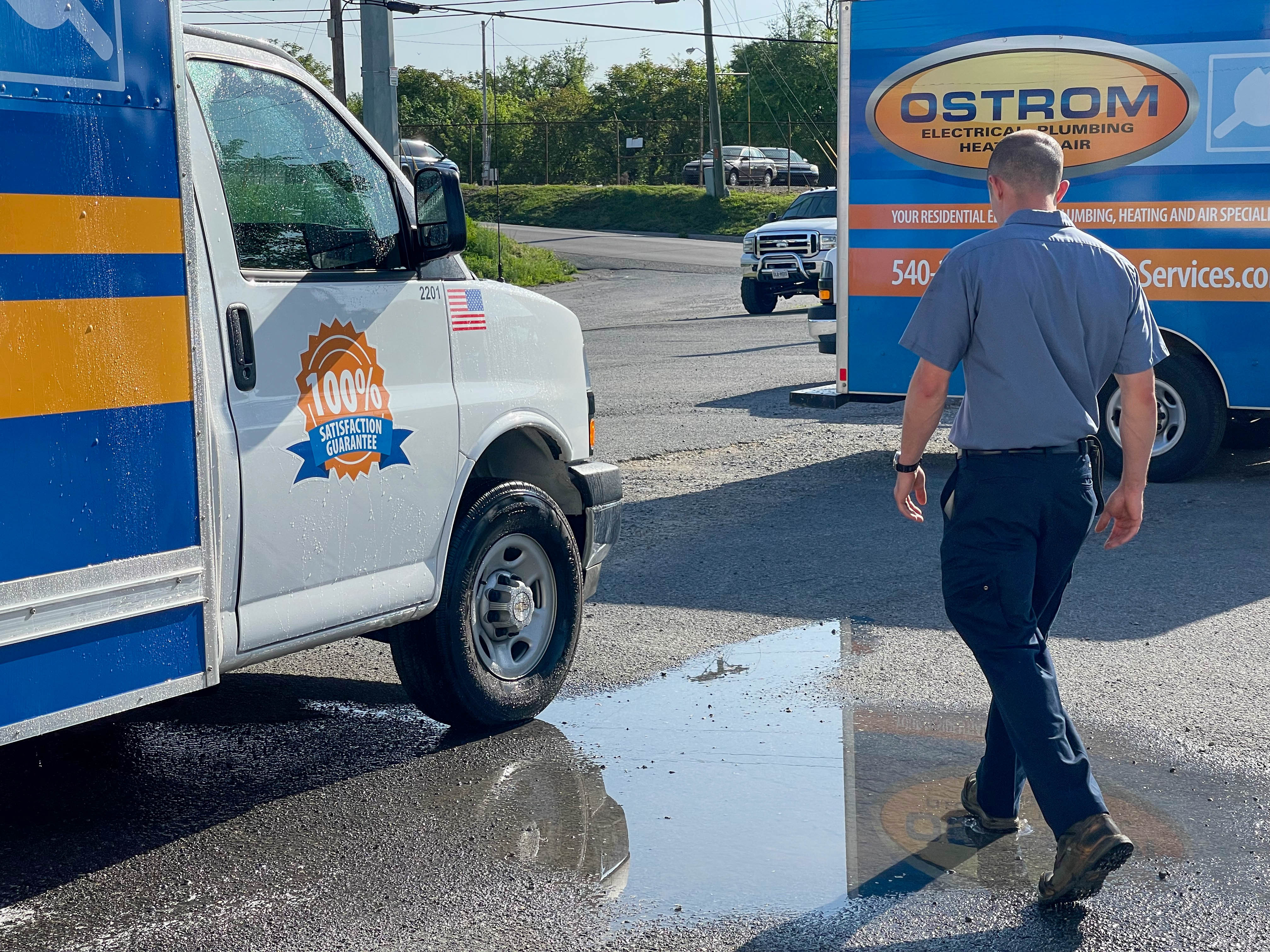 Experience outstanding service with Ostrom Electrical Plumbing Heating & Air Conditioning - where 100% satisfaction is guaranteed.