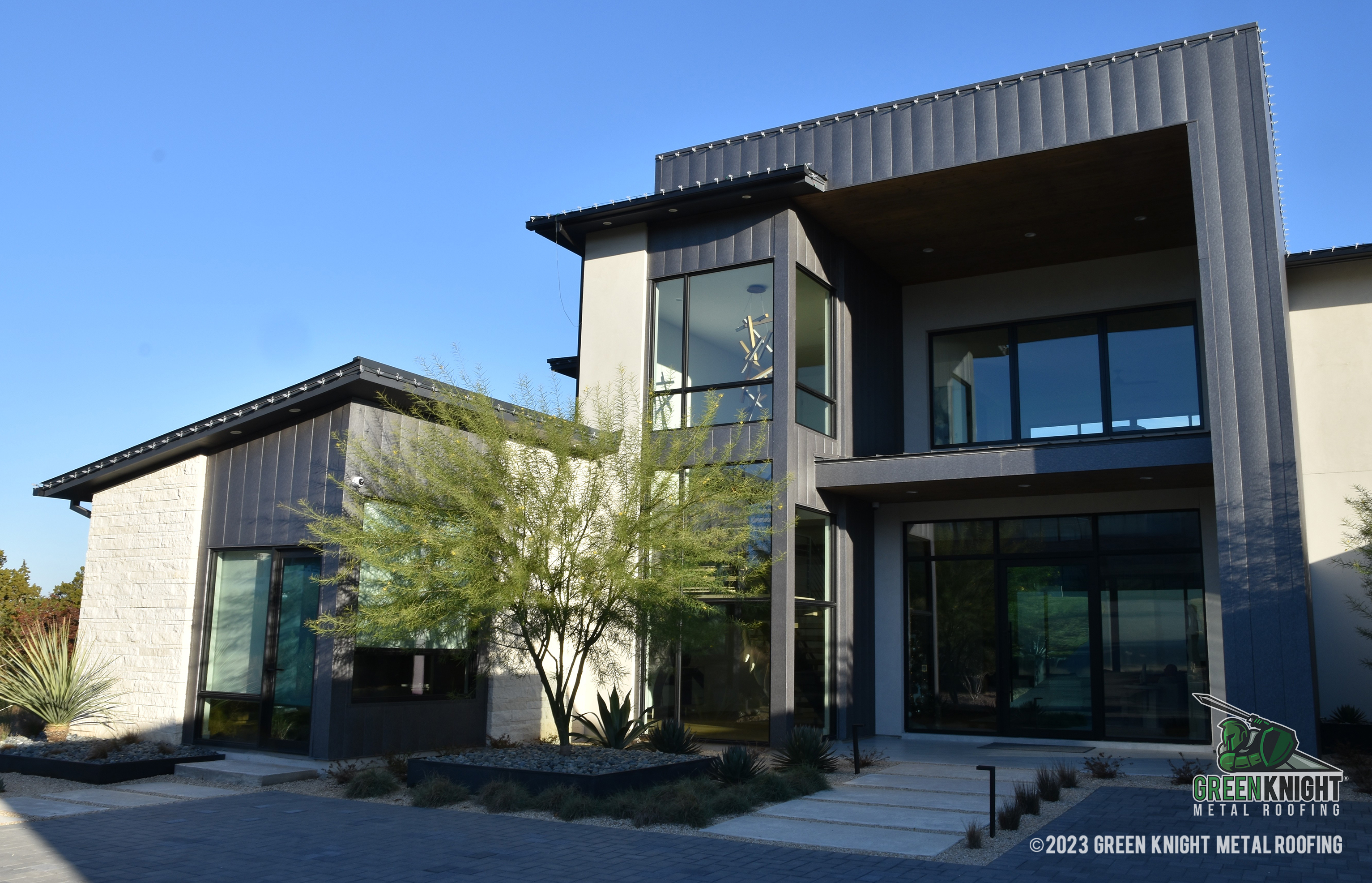 Elevate your home’s design with the durable and stylish solutions from Green Knight® Metal Roofing.