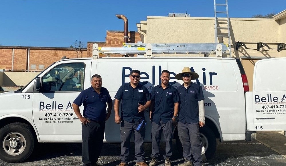Experience the difference with Belle Air's dedicated team, always ready to provide top-notch HVAC services with a smile.
