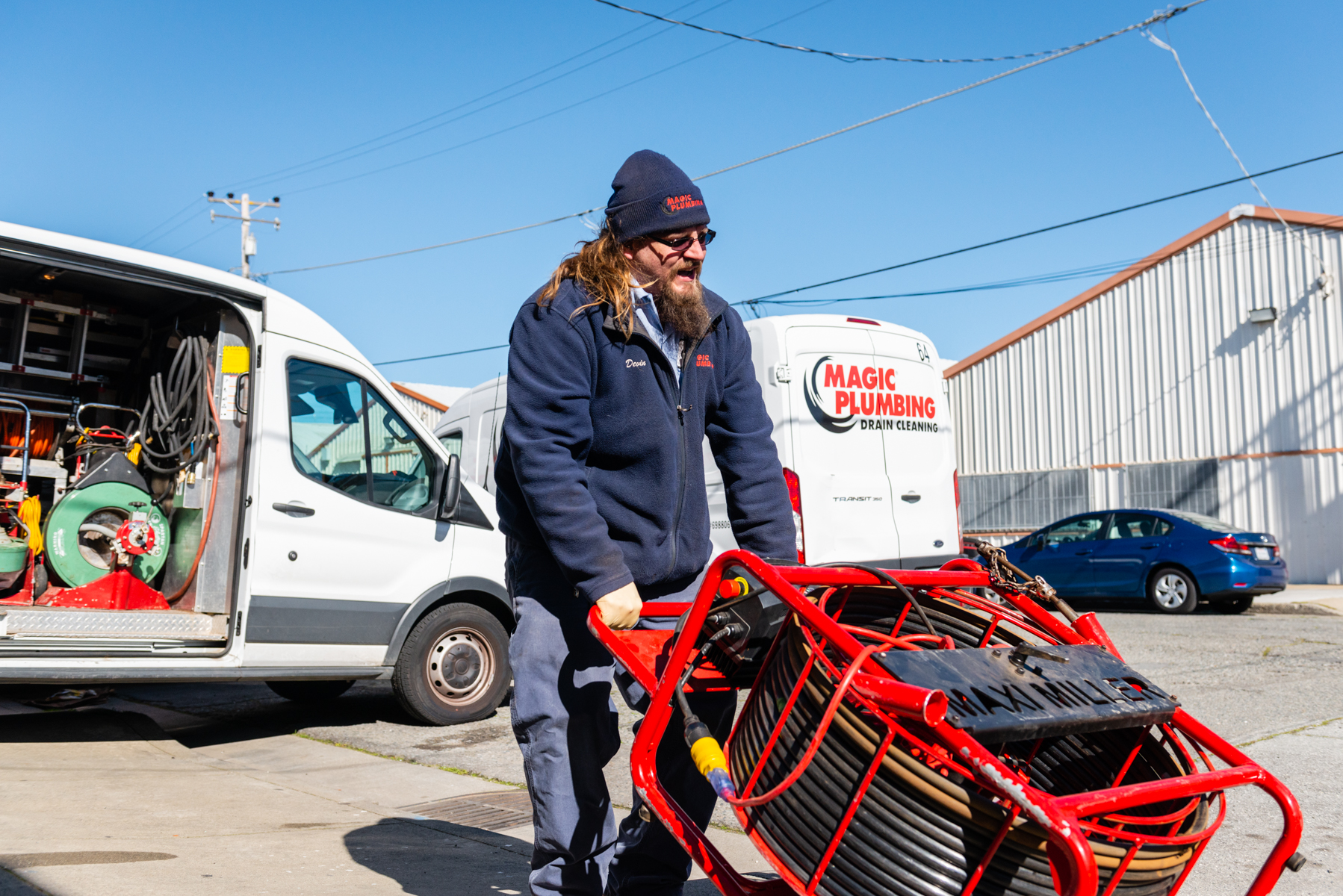 Seeing the job through with care, Magic Plumbing Heating & Cooling shows dependable on-site drain cleaning and professional service every time.