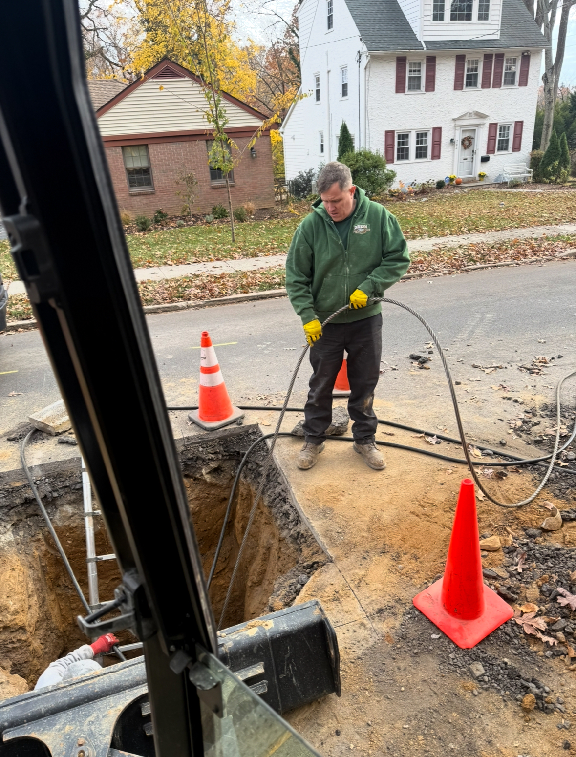 Experience top-notch street plumbing services with Dream Team - Plumbing, Heating, Cooling, & Electric, ensuring your neighborhood runs smoothly.