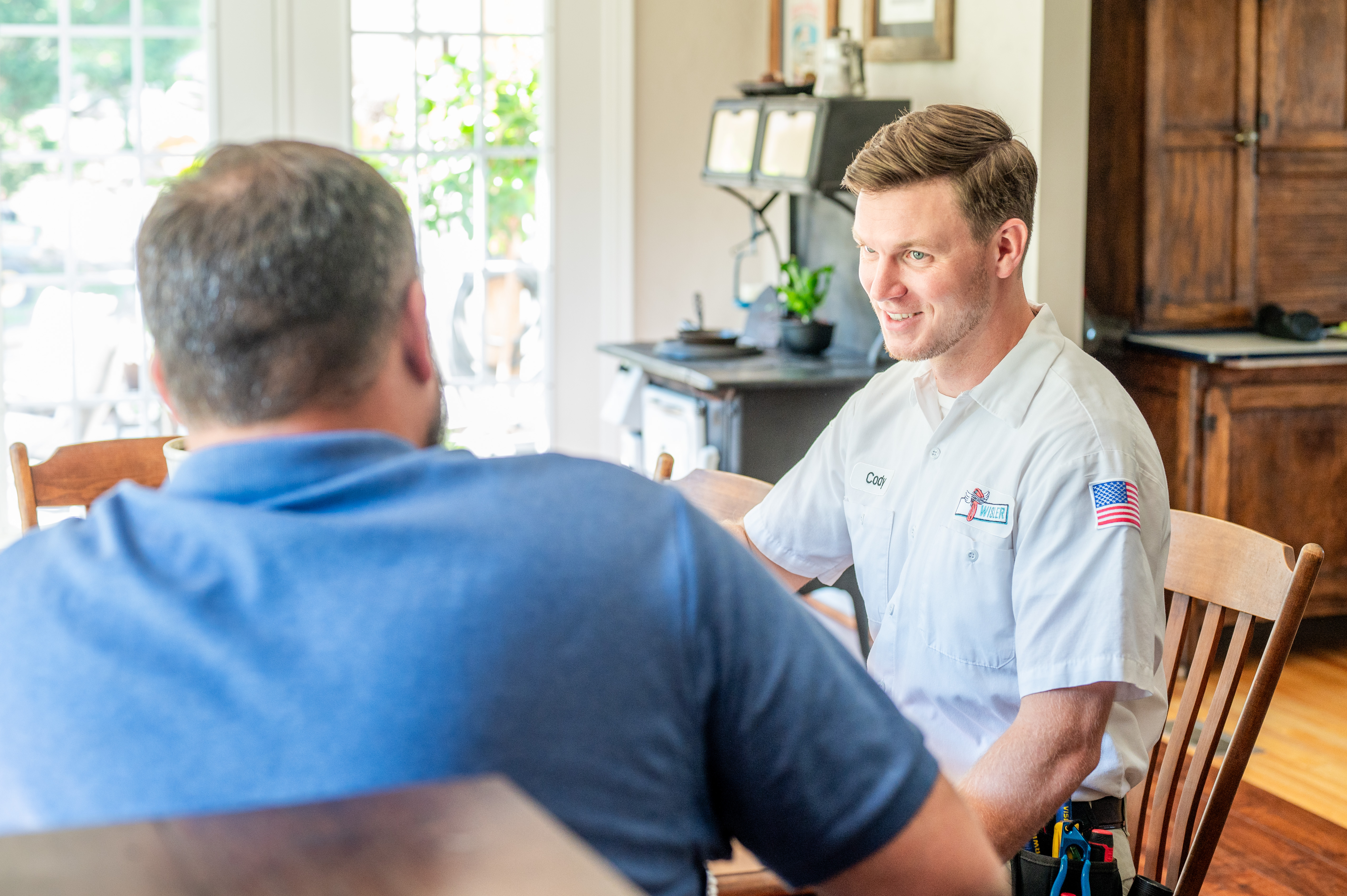 Experience the professionalism and friendly service of Wisler Plumbing, Heating, Cooling and Electrical in your home today.