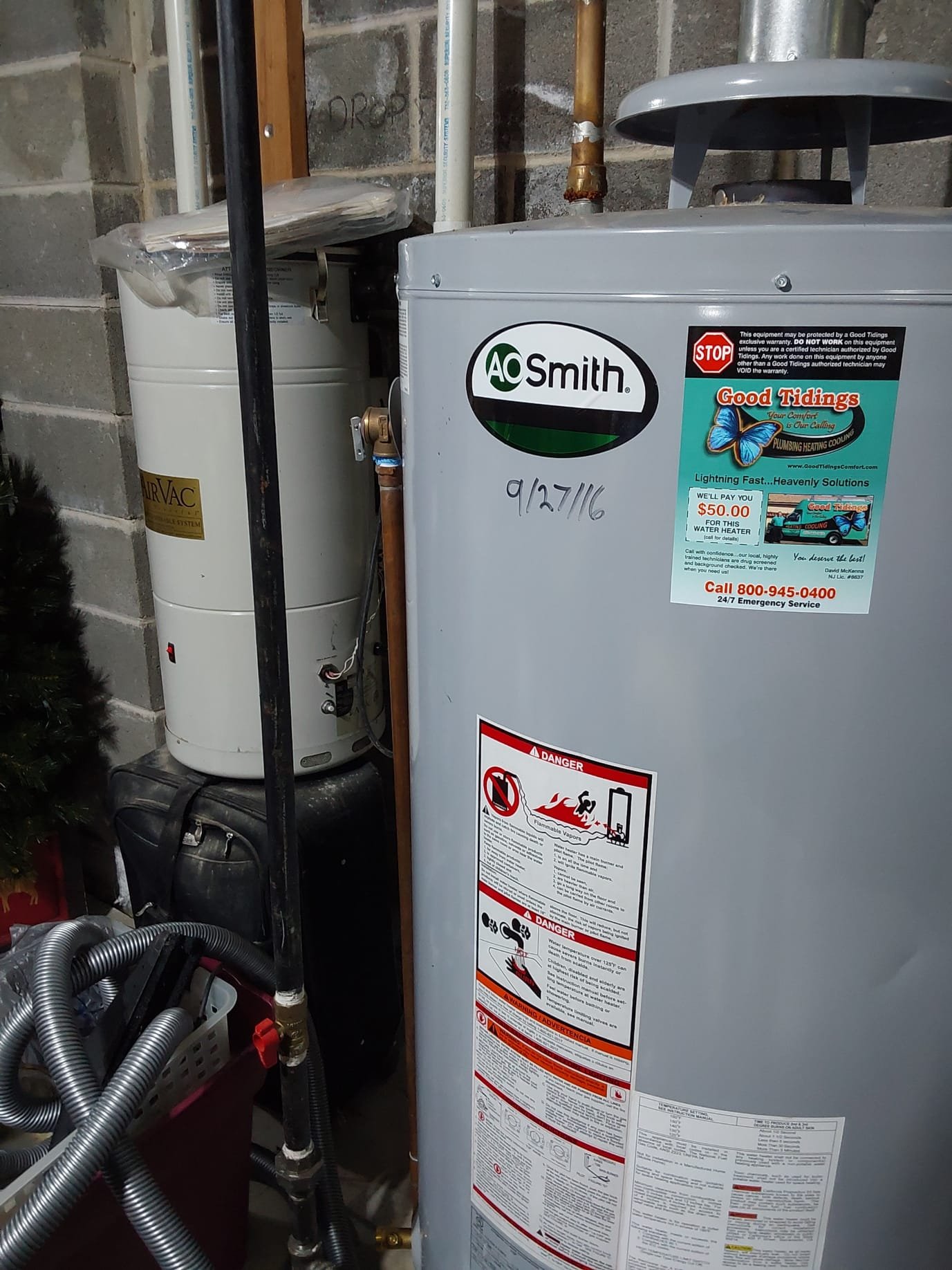 Choose quality and reliability with A.O. Smith water heating solutions, backed by exceptional service from Good Tidings Heating & Cooling.