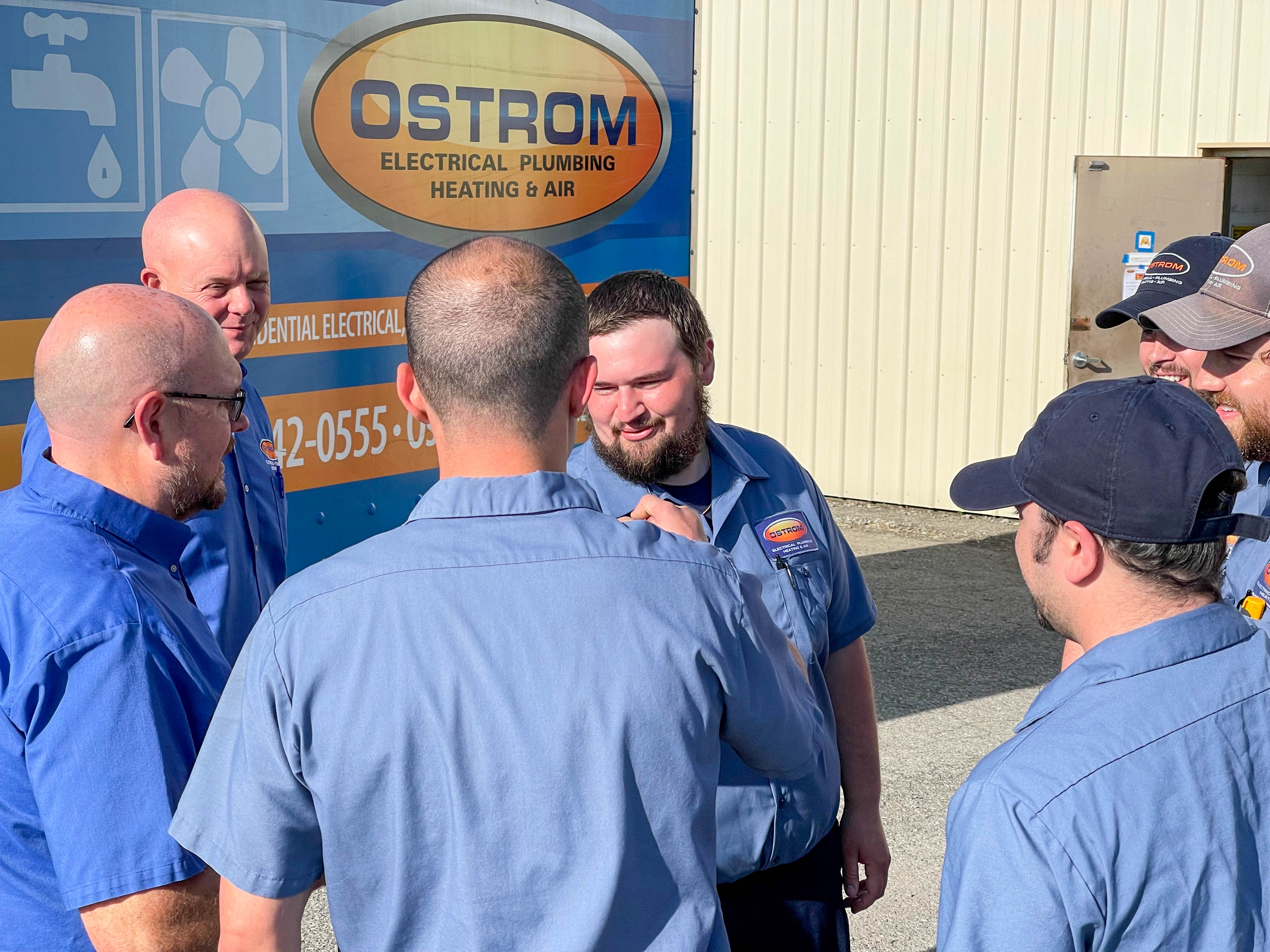 Experience exceptional service with Ostrom Electrical Plumbing Heating & Air Conditioning, where professionalism meets quality.