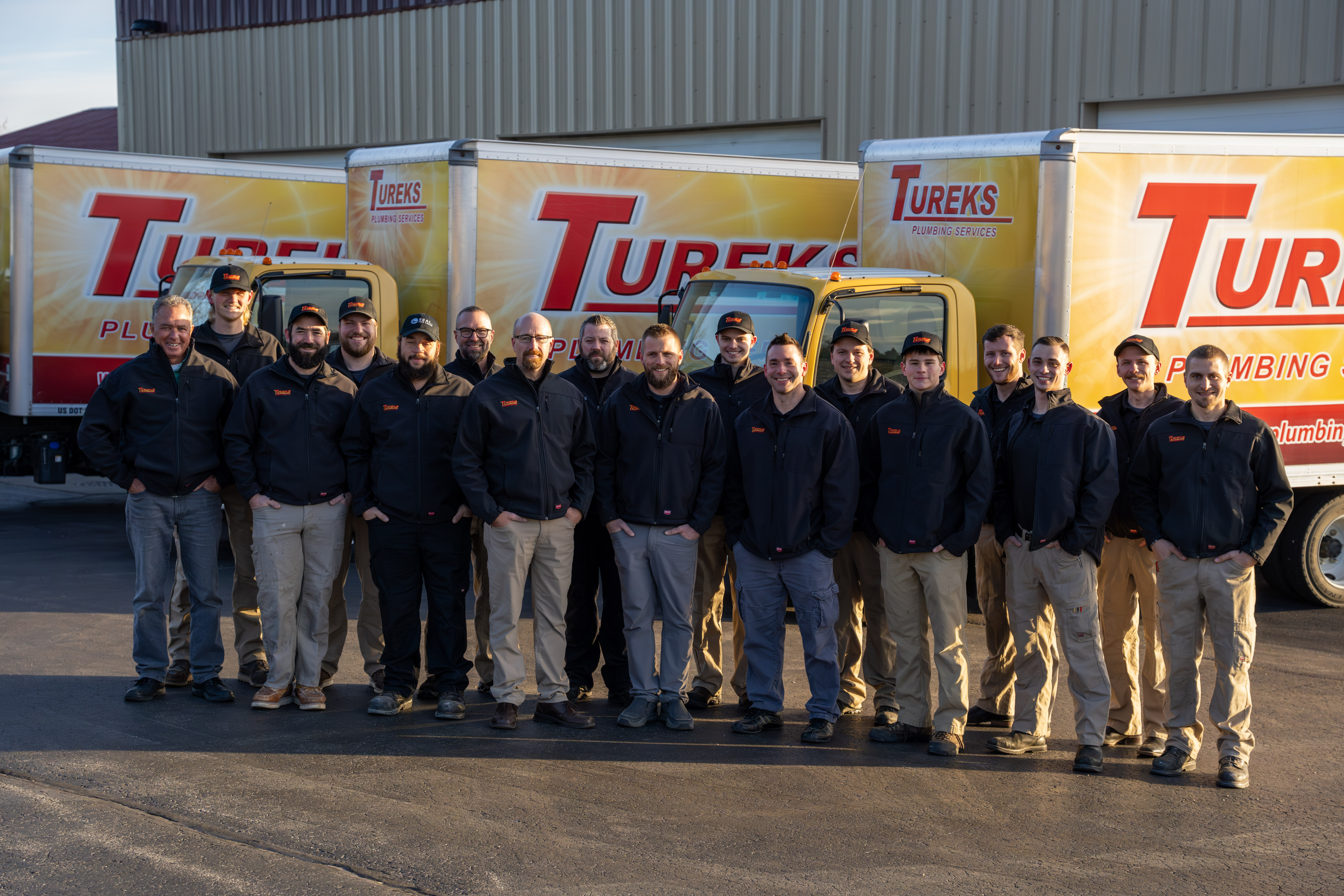 Meet the dedicated team at Tureks Plumbing Services, ready to tackle all your plumbing needs with professionalism and expertise.