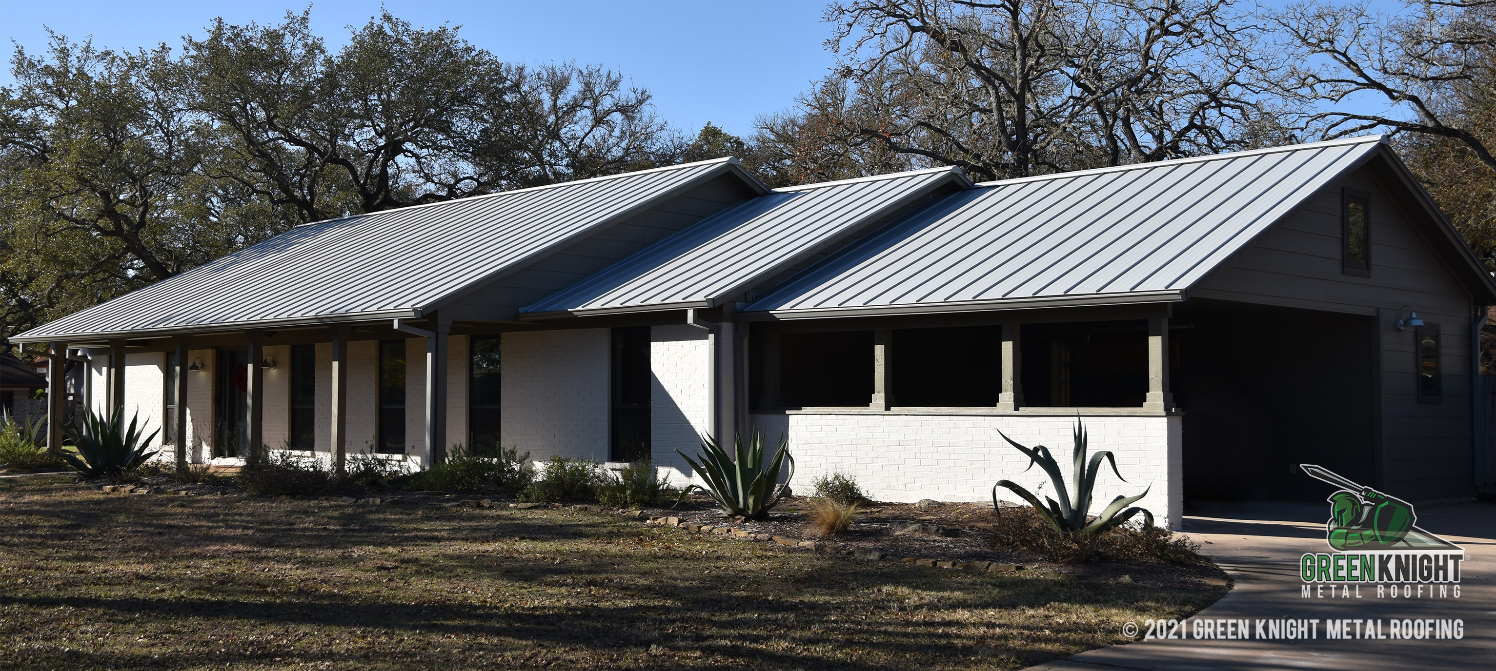 Green Knight® Metal Roofing ensures that your home stands out with a durable and stylish metal roof, blending seamlessly with nature and offering long-lasting protection.