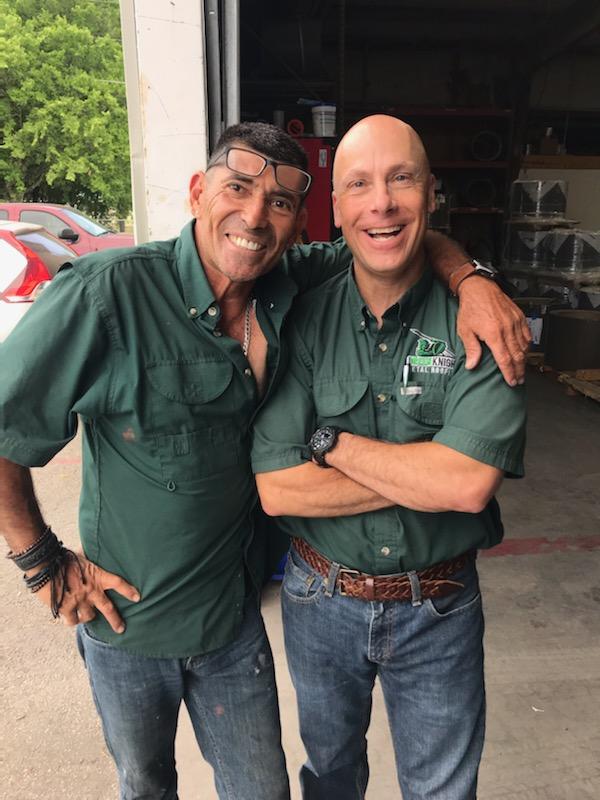Green Knight® Metal Roofing shows the friendly faces behind their trusted metal roofing services, emphasizing professionalism and commitment.
