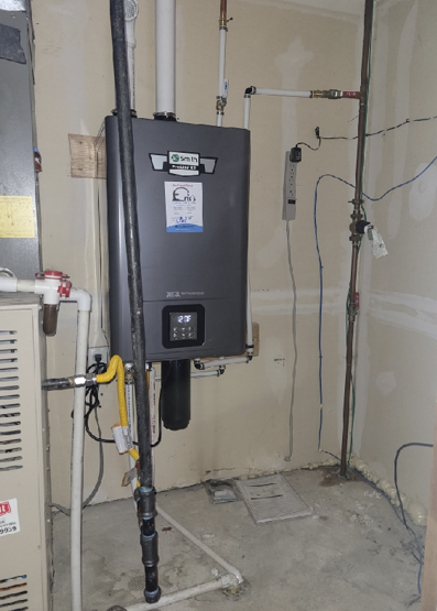 Experience seamless water heater installations with Eric's Plumbing & Drain Cleaning, your trusted partner for quality and professionalism.