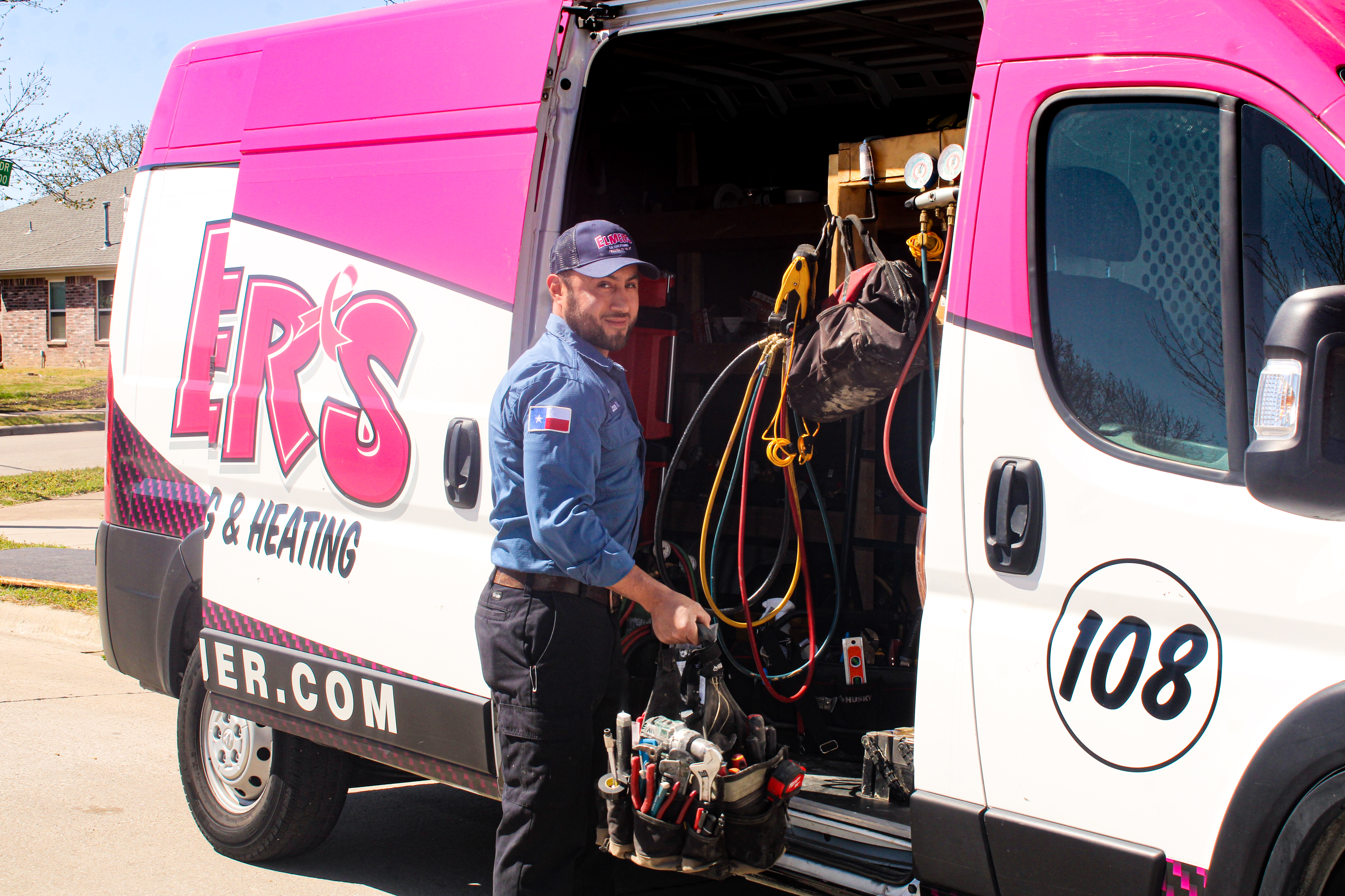 Elmer's Home Services: Delivering professional and reliable HVAC solutions with a smile.