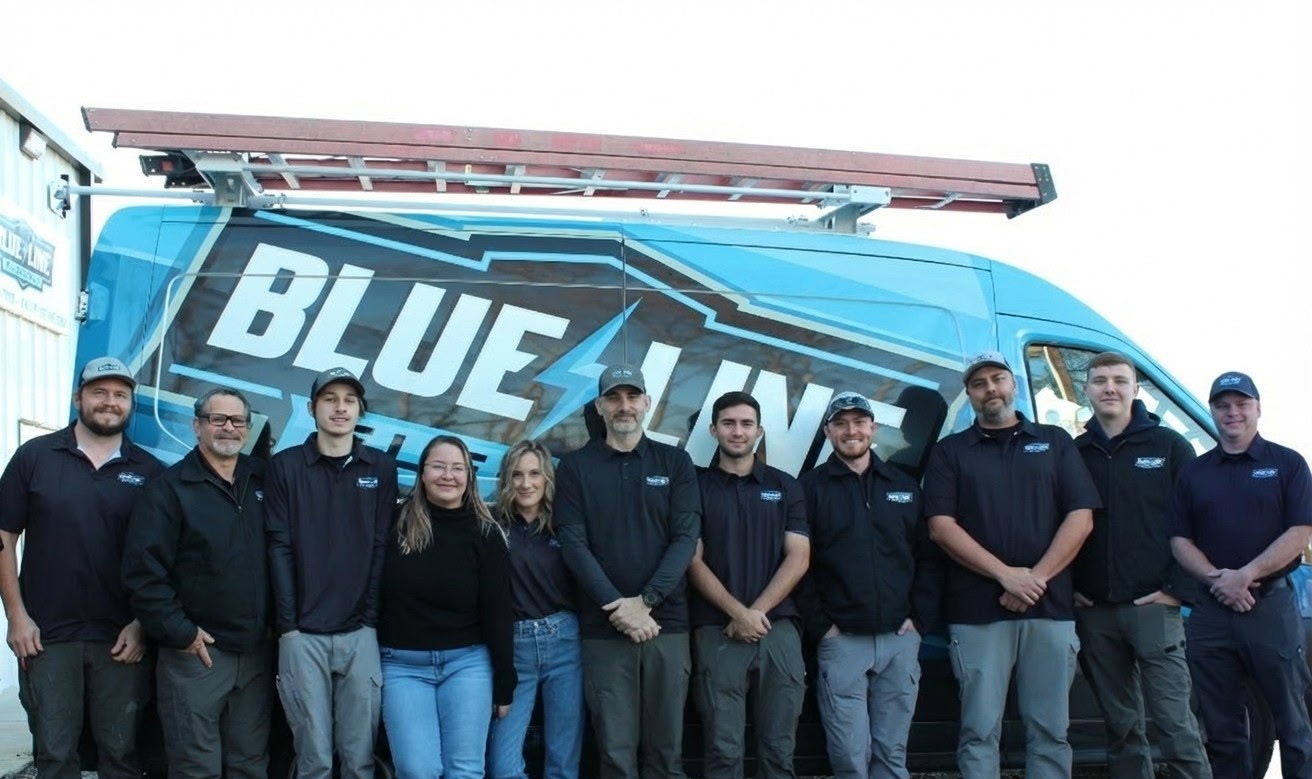 Trust the experienced team at Blue Line Electric for professional and reliable service, every time.