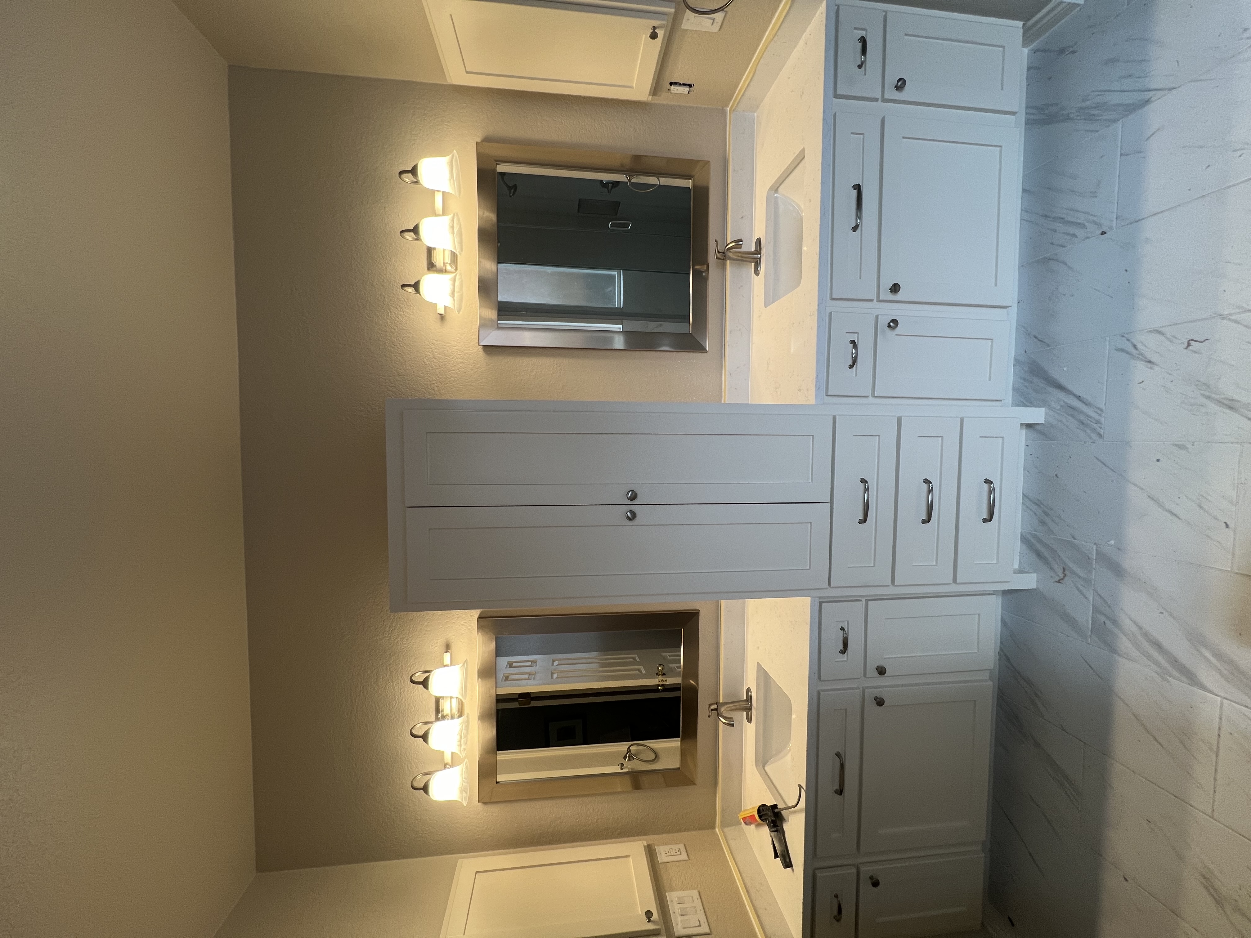 Experience premium bathroom elegance with A Team Home Services, showcasing impeccable design and quality craftsmanship.