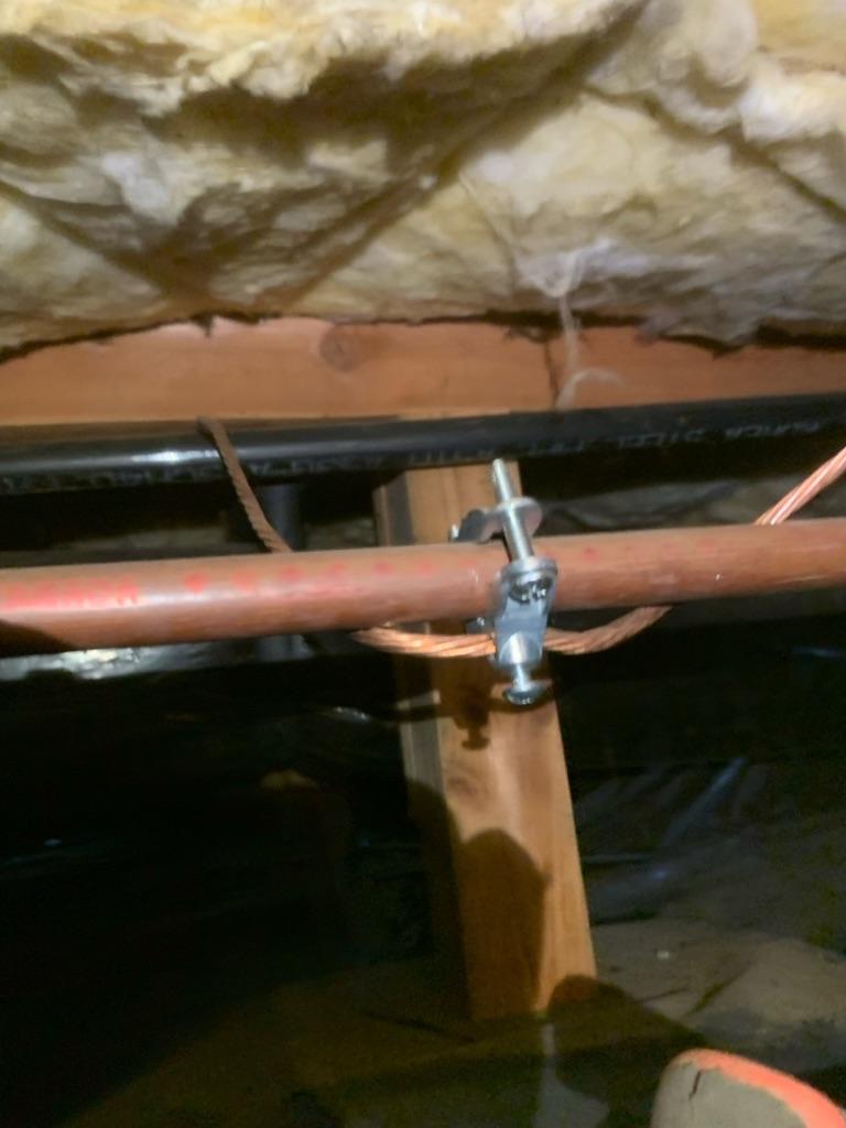 Shocking Difference LLC demonstrates expert craftsmanship with meticulously installed copper piping, ensuring safety and efficiency in every detail.