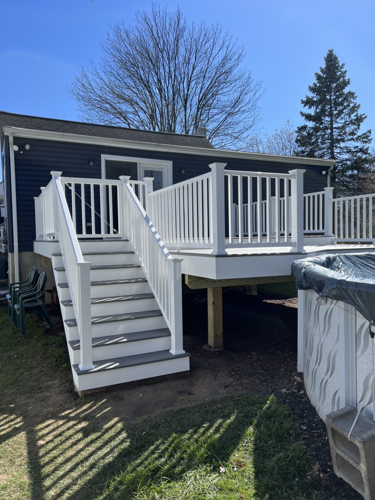 Enhance your outdoor living with a beautifully constructed deck from A. Brooks Construction, Inc. Kanga Roof, where quality and professionalism meet.