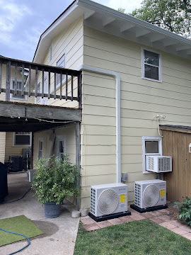 A clean, neatly routed mini-split installation shows how AccuTemp Heating & Air Conditioning brings reliable, professional comfort to your home.