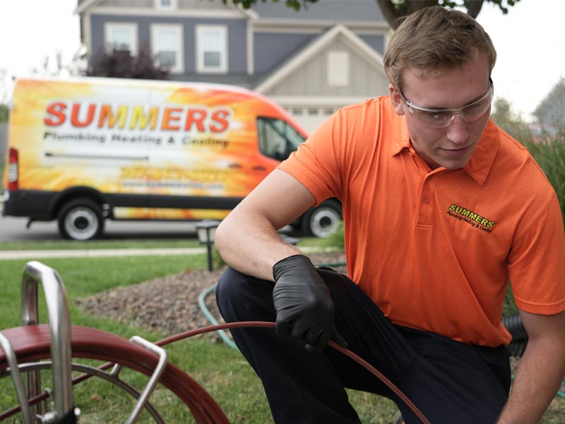 Experience the expertise of Summers Plumbing Heating & Cooling, where our skilled technicians deliver reliable service right to your doorstep.