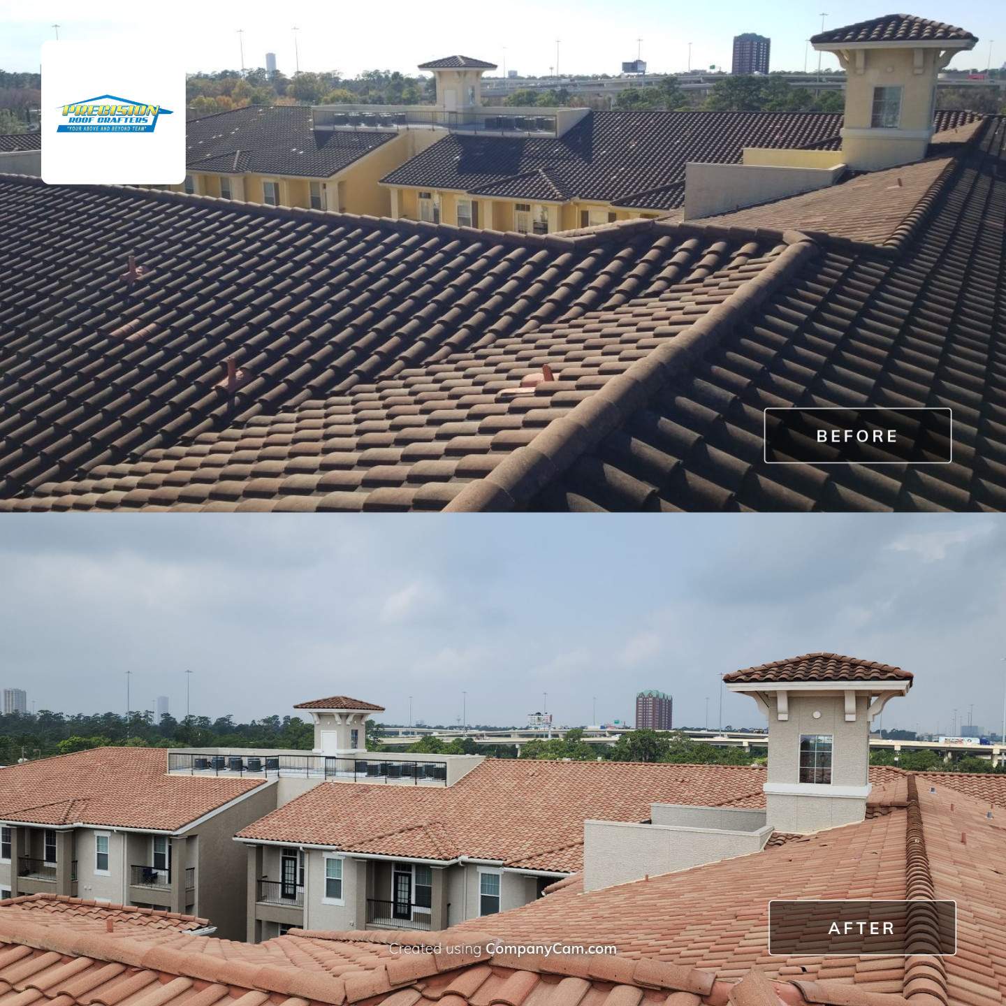 Experience unparalleled craftsmanship with Precision Roof Crafters, Inc. - watch your roof transform from worn to wonderful.